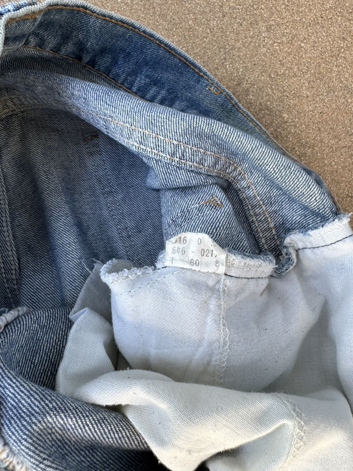 Levi's × Vintage Vtg 70’s Levi’s 646 Orange Tab Bellbottom Flare Jeans 35x32 Size US 35 - 7 Thumbnail