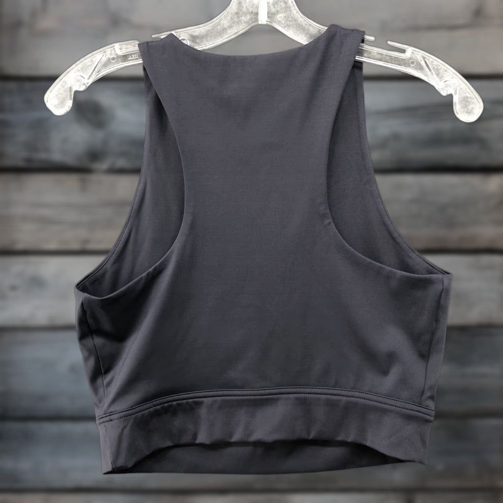 Banana Republic Banana Republic Active Sleeveless Crop Top Womens S Gray Tank Yoga Gym Crewneck Size S / US 4 / IT 40 - 1 Thumbnail