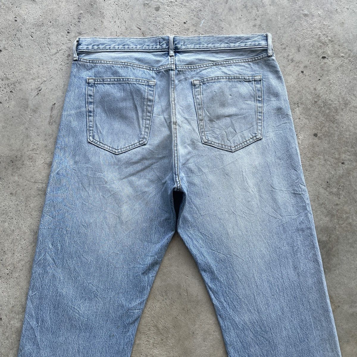 Japanese Brand W36x27 Vintage Japanese Faded Wash Jeans Denim Pants Size US 36 / EU 52 - 8 Thumbnail