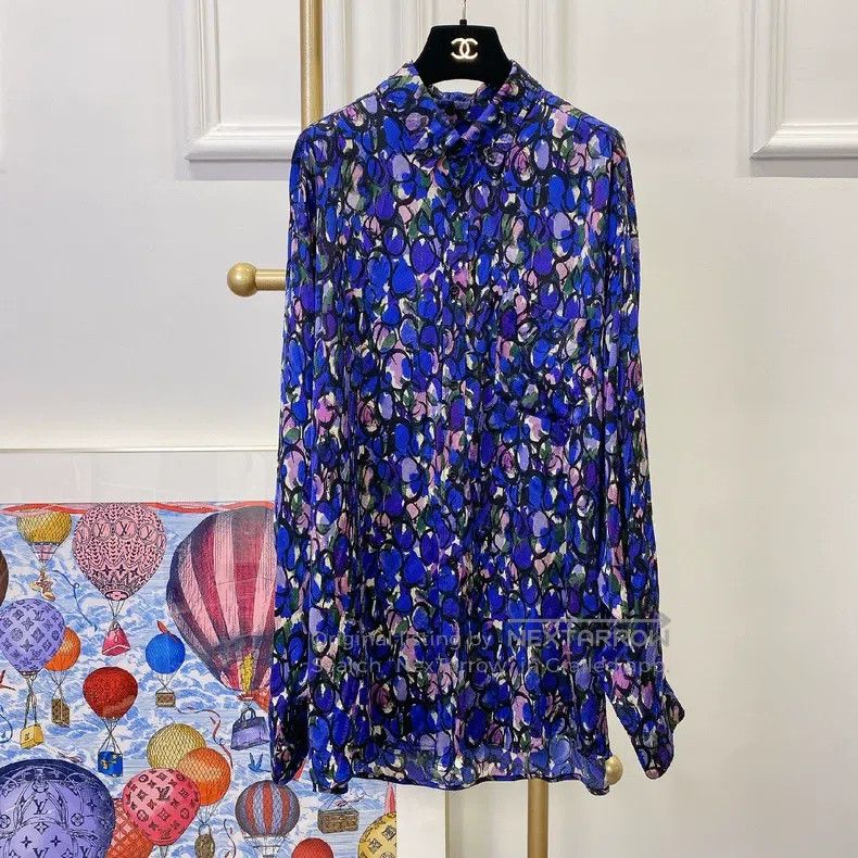 Balenciaga Balenciaga All-over Logo Patterned Shirt, Size 34 Size XXS / US 00 / IT 34 - 1 Thumbnail