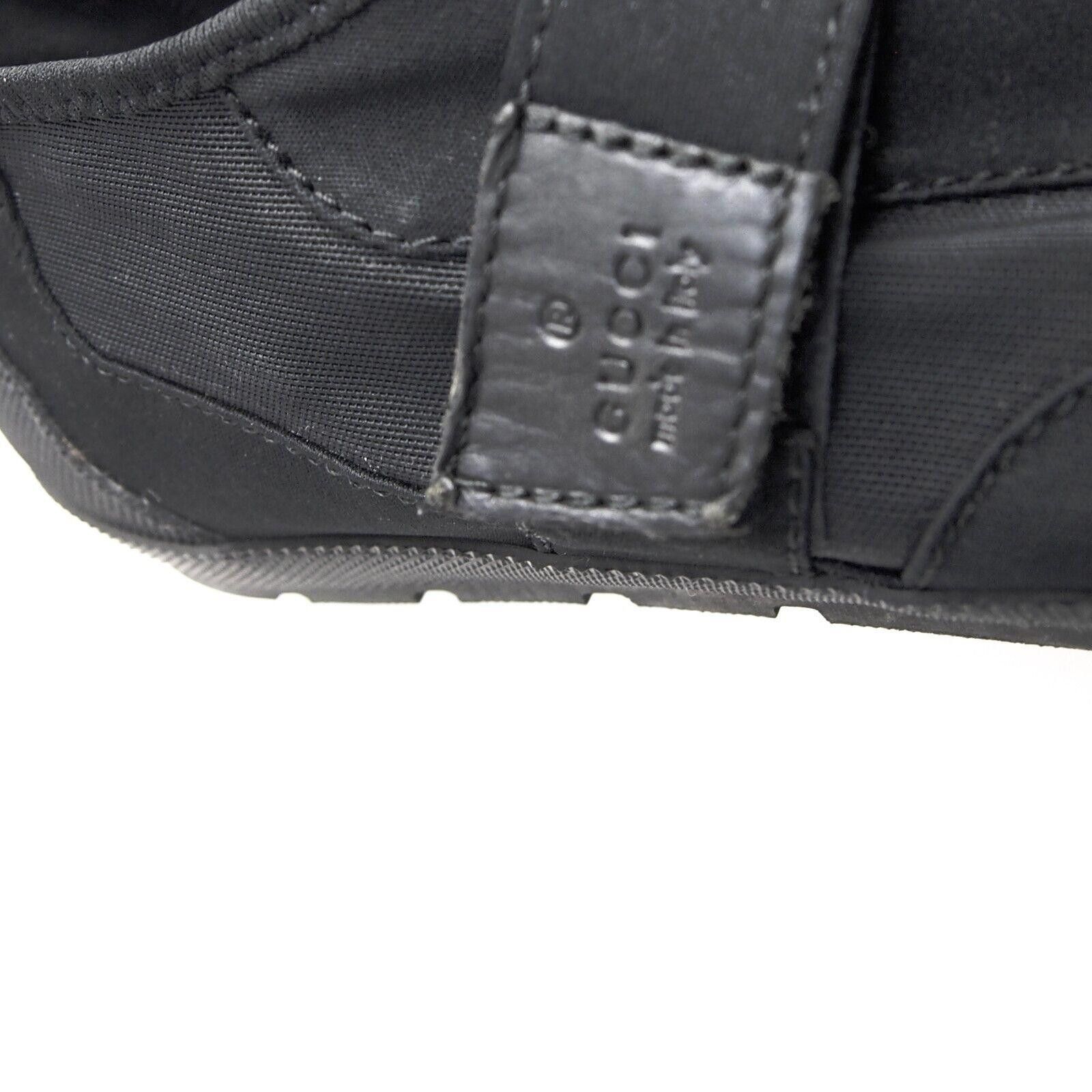 Gucci Gucci Sock Style Sneakers Black Canvas Mens US 12.5 EU 45.5 Size US 12.5 / EU 45-46 - 5 Thumbnail