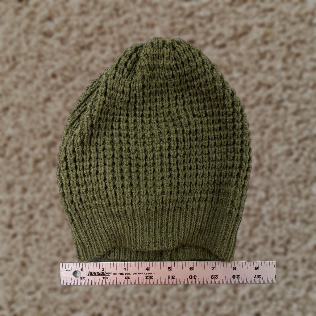 Vintage Target Beanie Knit Adult One Size Green 100% Acrylic Ski Hat Mens Beanie Winter Cap - Breathable Lightweight Knit Hat Size ONE SIZE - 1 Thumbnail