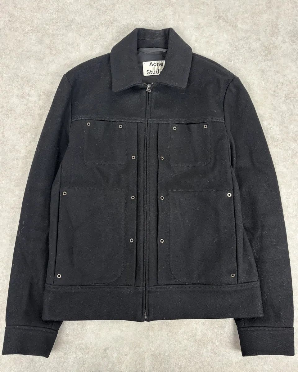 Acne Studios AW2016 Acne Studios Black Wool Structural Jacket Size US M / EU 48-50 / 2 - 1 Thumbnail