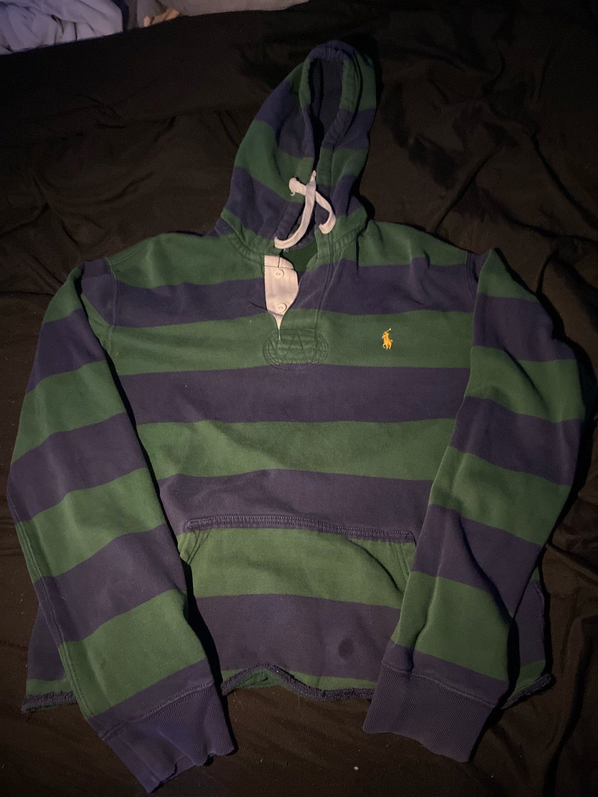Polo Ralph Lauren × Vintage VINTAGE Polo Long Sleeve Hoodie Size US L / EU 52-54 / 3 - 1 Thumbnail