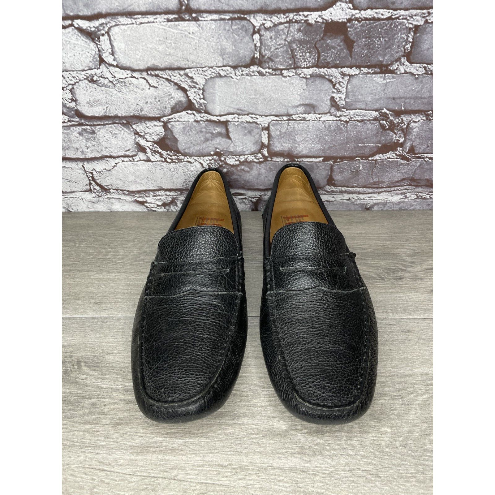 1901 1901 Black Leather Penny Loafers Slip On Driving Shoes Men’s Size US 13 / EU 46 - 21 Thumbnail