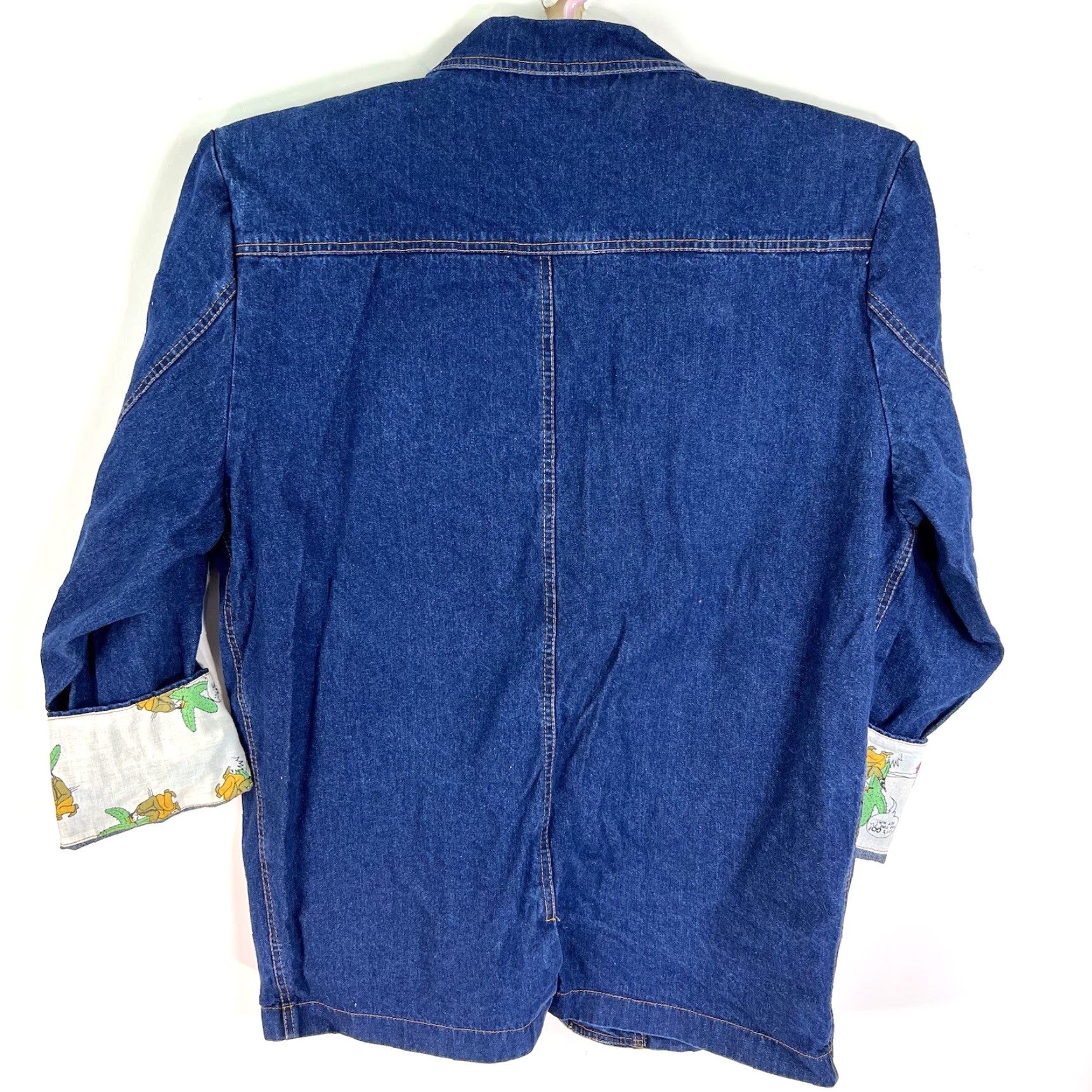 Vintage VINTAGE CIRO CITTERIO Denim Jean Jacket Men's Size S Blue Biker Southwestern Western 90s Casual Size US 29 - 5 Thumbnail
