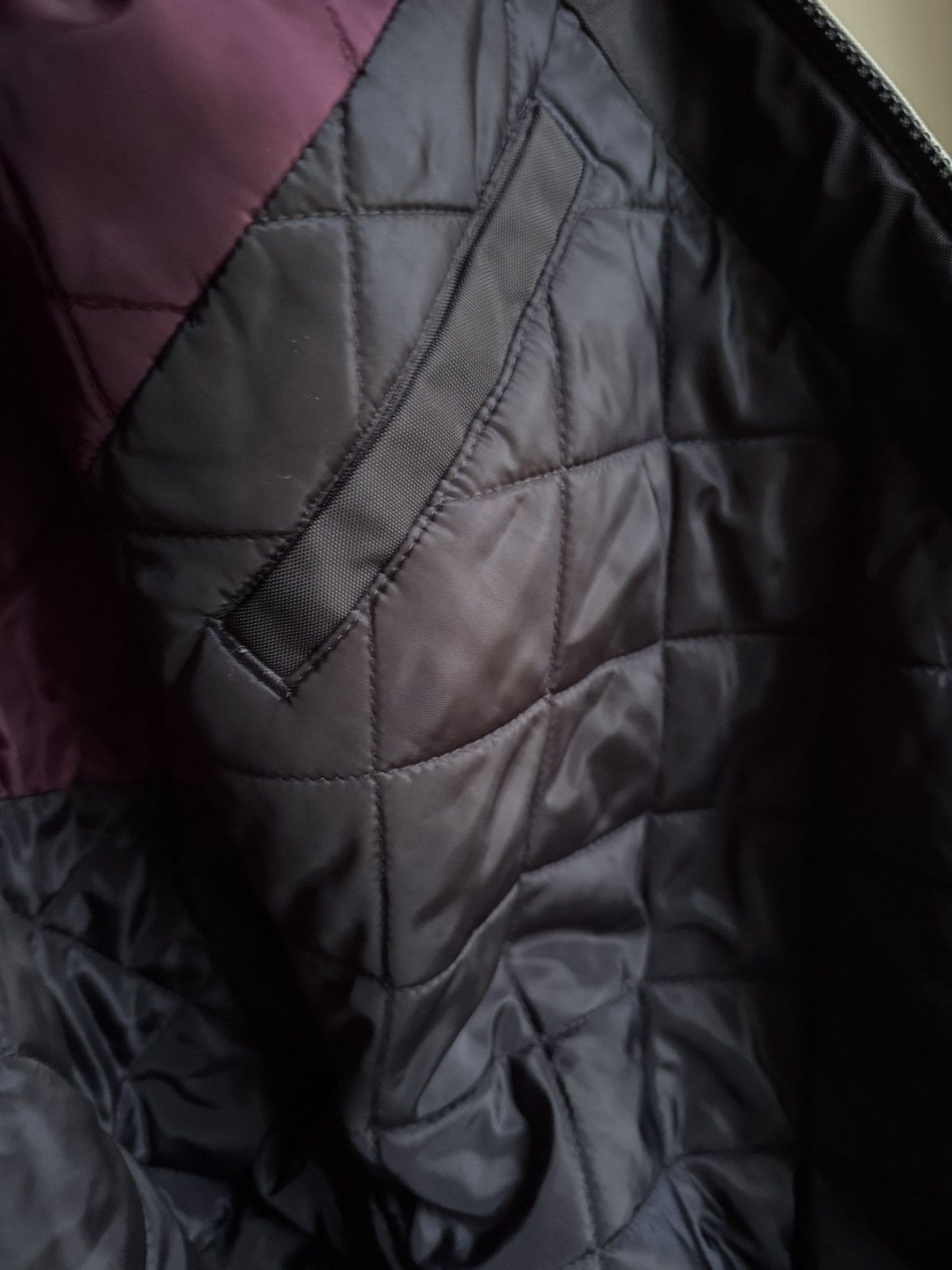 Supreme MM6 Maison Margiela Split Stadium Jacket Navy Purple