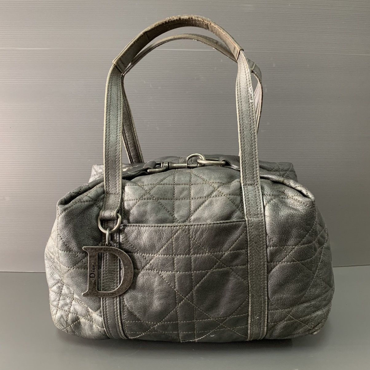 Christian Dior Monsieur Christian Dior Leather Boston Bag Size ONE SIZE - 1 Thumbnail