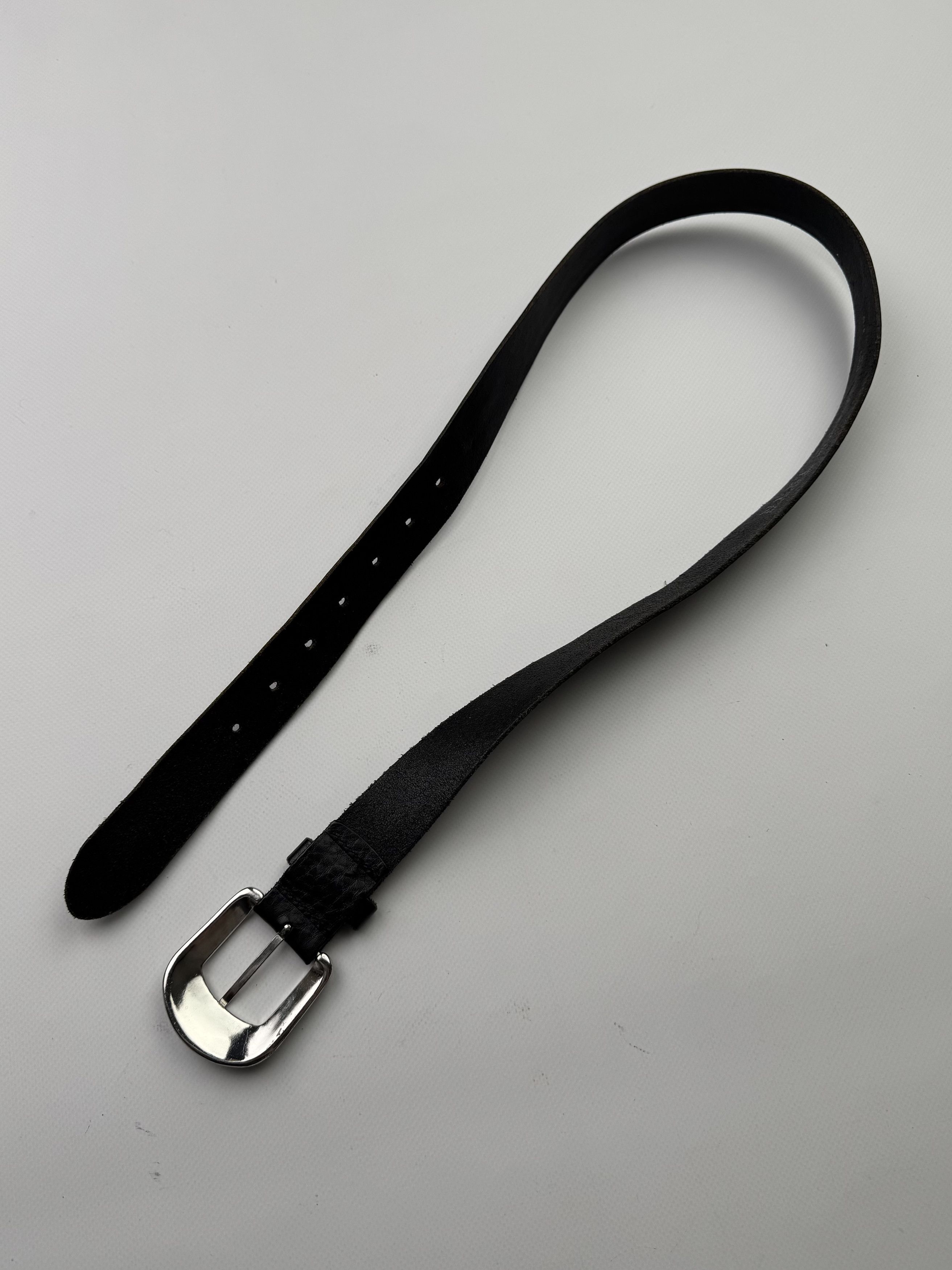 Vintage Vintage Leather Belt B518(V428)E2 Size 32 - 4 Thumbnail