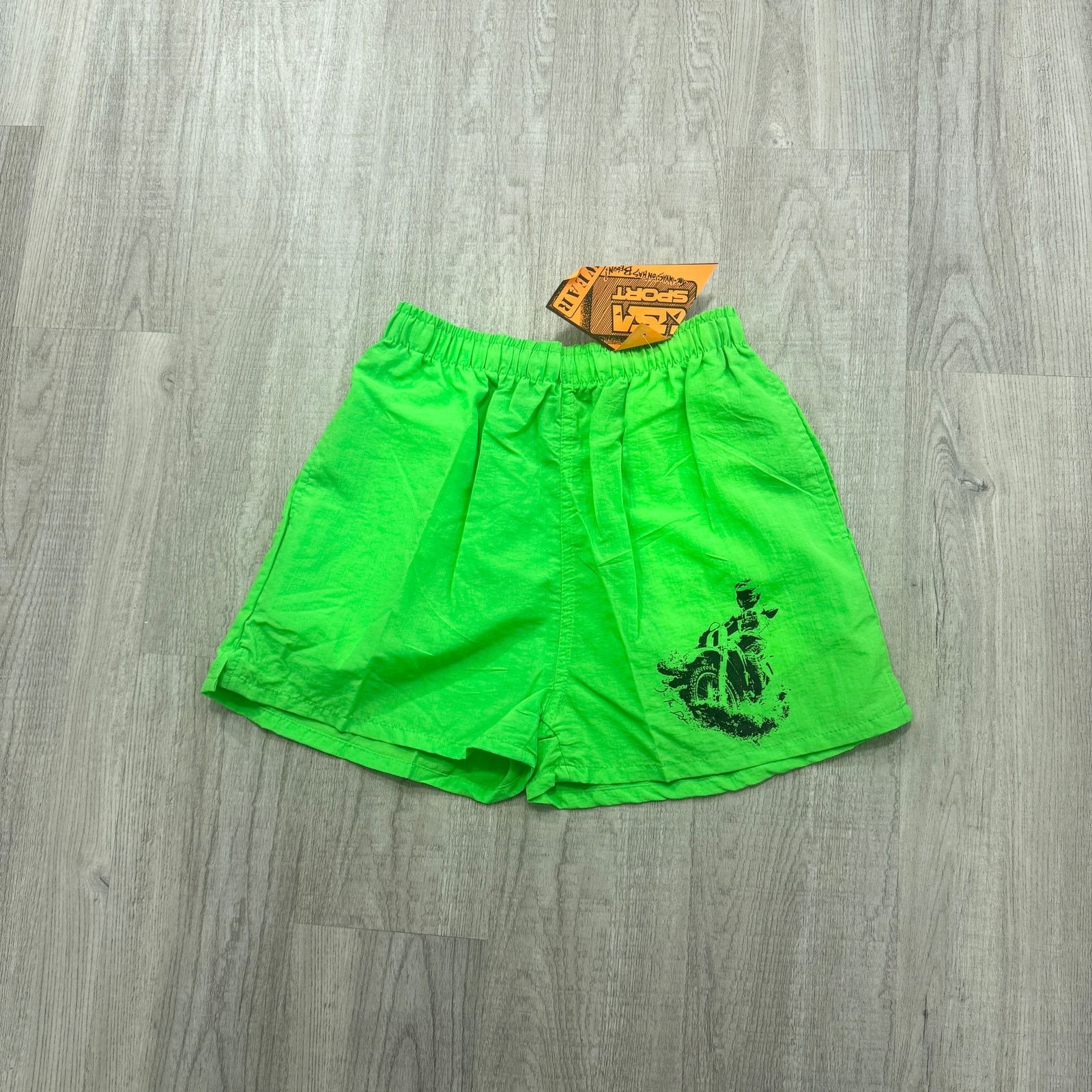 Vintage NEW Vintage USA Sport Surf Shorts Mens Small Green 80s Size US 26 / EU 42 - 1 Thumbnail