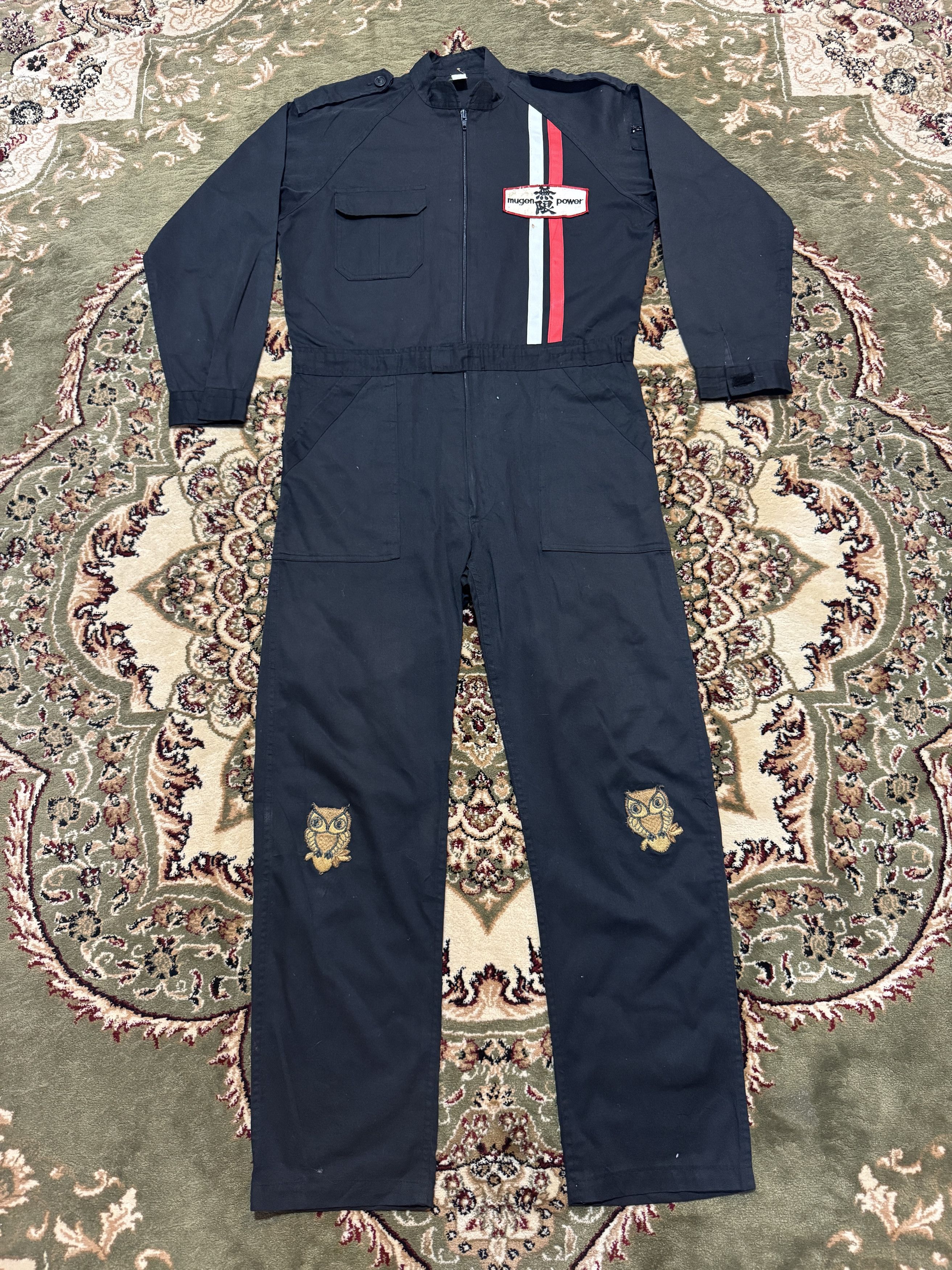 Sports Specialties × Vintage Vintage Mugen Power Little Owl Honda Racing Coveralls Size US 37 - 1 Thumbnail