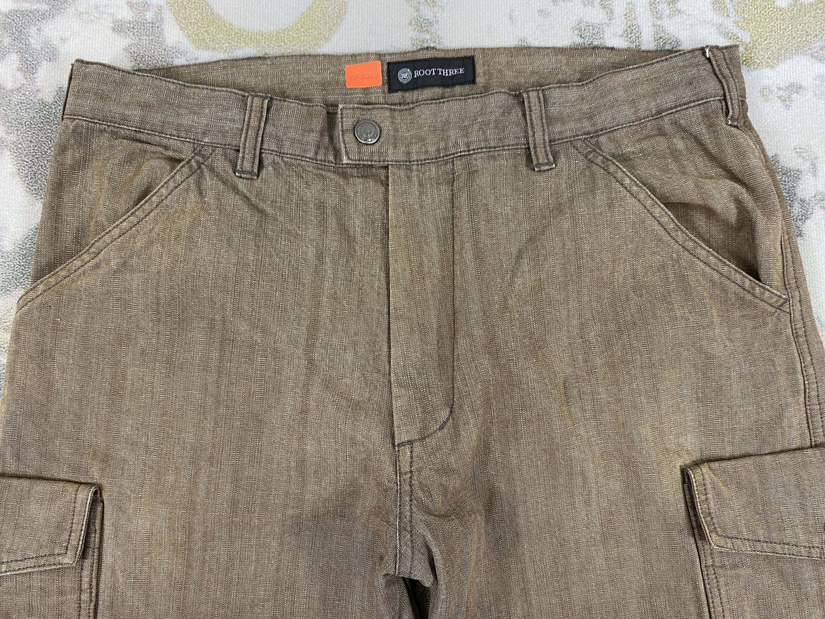 Japanese Brand Vintage Root Three Multi Pockets Cargo Pants -CP321 Size US 32 / EU 48 - 3 Thumbnail