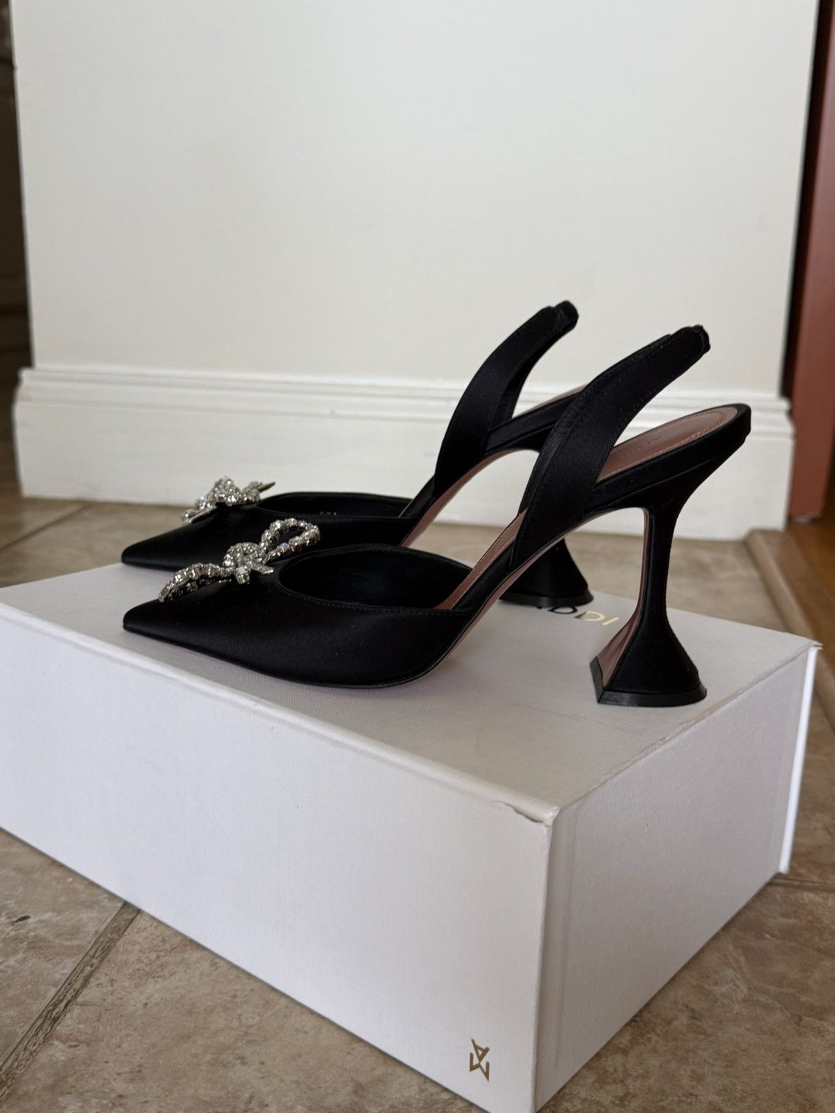 Amina Muaddi Amina Muaddi heels Size US 7.5 / IT 37.5 - 1 Thumbnail