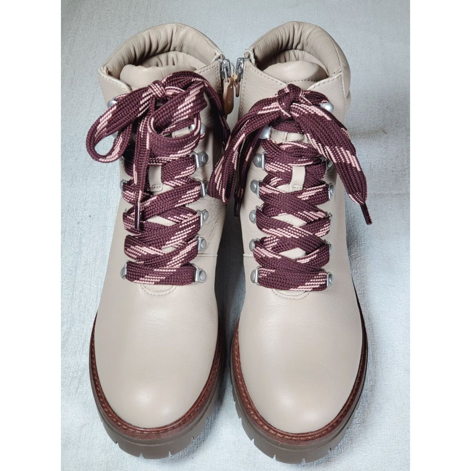 Kenneth Cole Gentle Souls Kenneth Cole BRENNA 2.1 Lace-Up Lug Sole Leather Boots Women US 8.5 Size US 9 / IT 39 - 6 Thumbnail