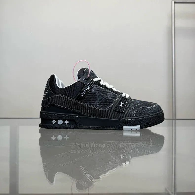 Louis Vuitton Louis Vuitton SS25 New Black denim shoes Size US 7 / EU 40 - 8 Thumbnail
