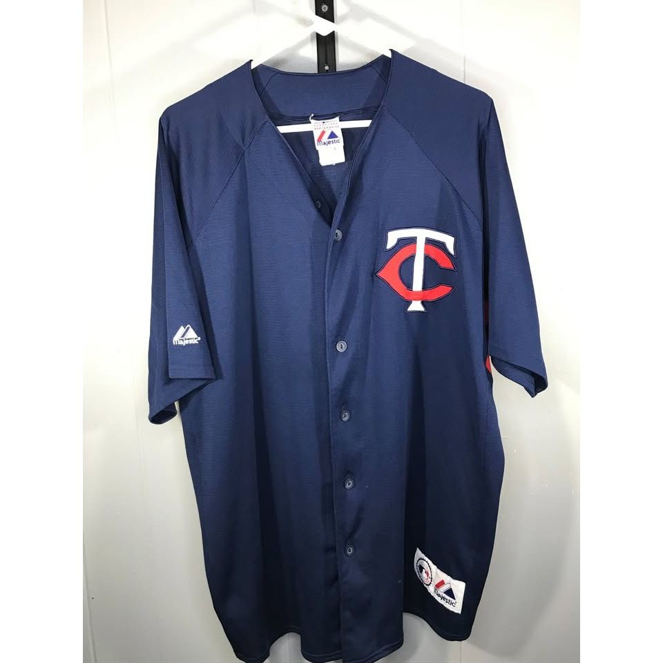 Majestic Justin Morneau Majestic Minnesota Twins Button up Baseball M Size US XL / EU 56 / 4 - 2 Thumbnail