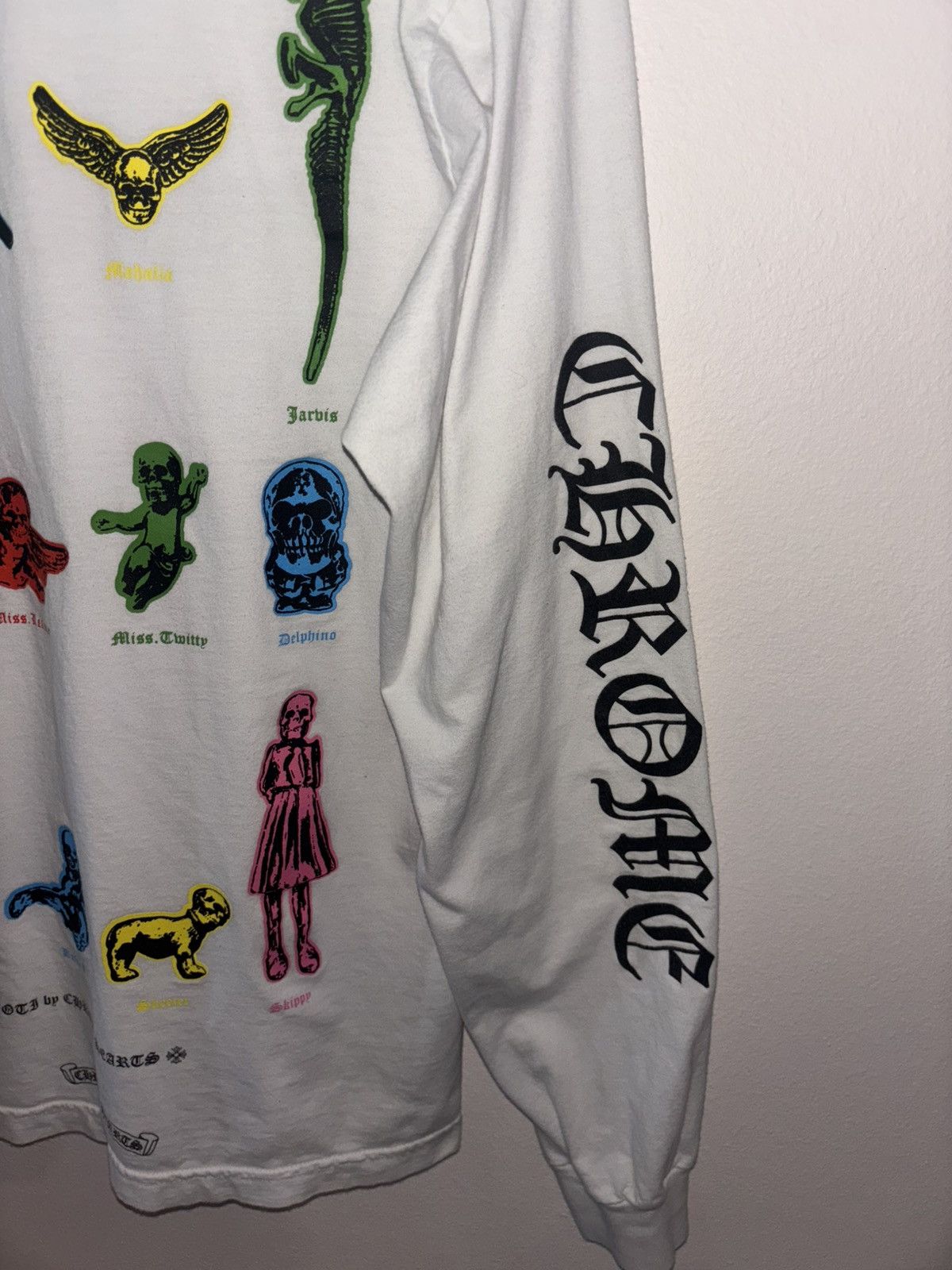 Chrome Hearts Chrome Hearts FOTI White Long Sleeve Size US M / EU 48-50 / 2 - 5 Thumbnail