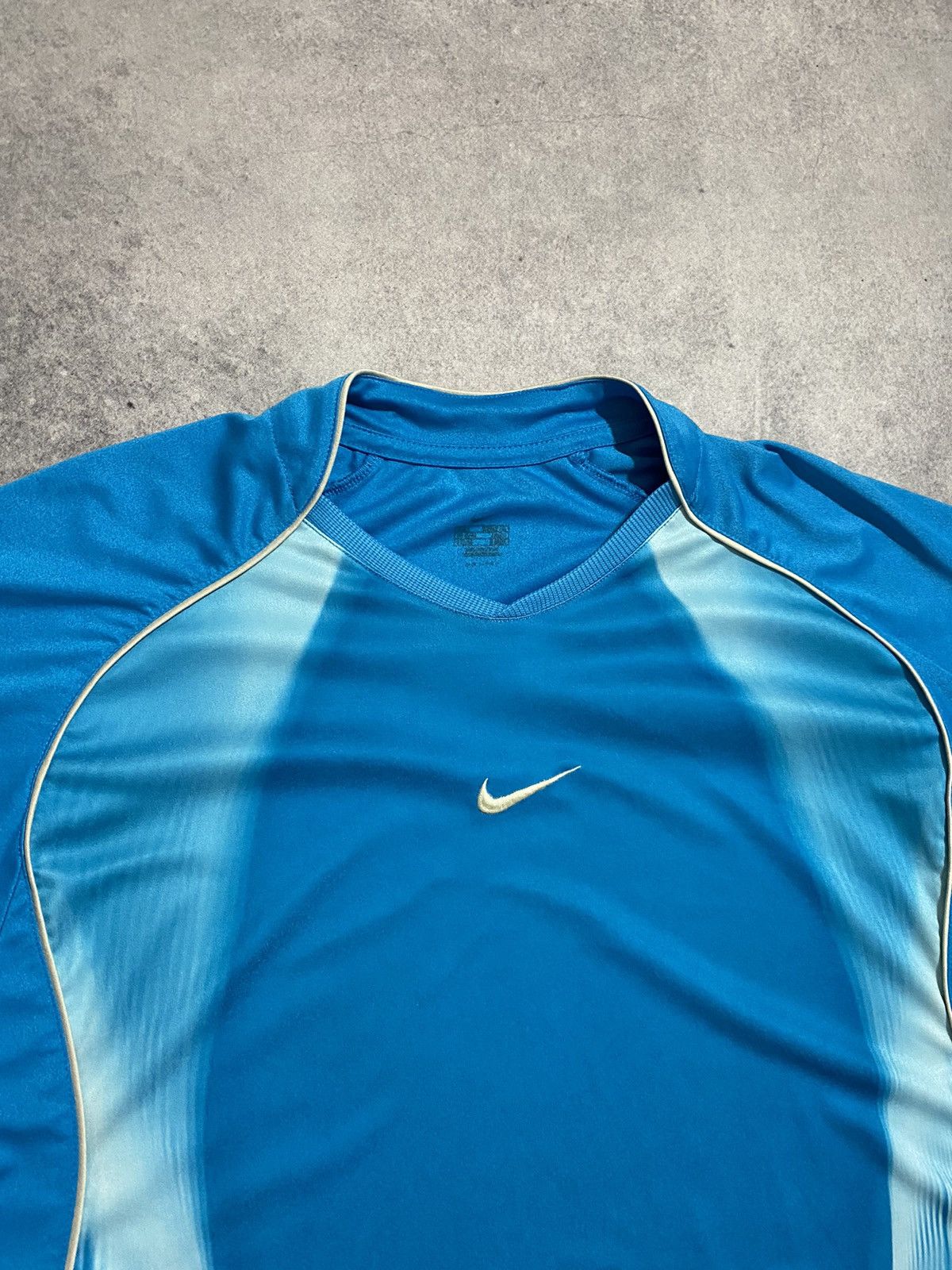 Nike × Vintage Vintage 00s Nike Center Swoosh T-Shirt Oversize Size US L / EU 52-54 / 3 - 2 Thumbnail