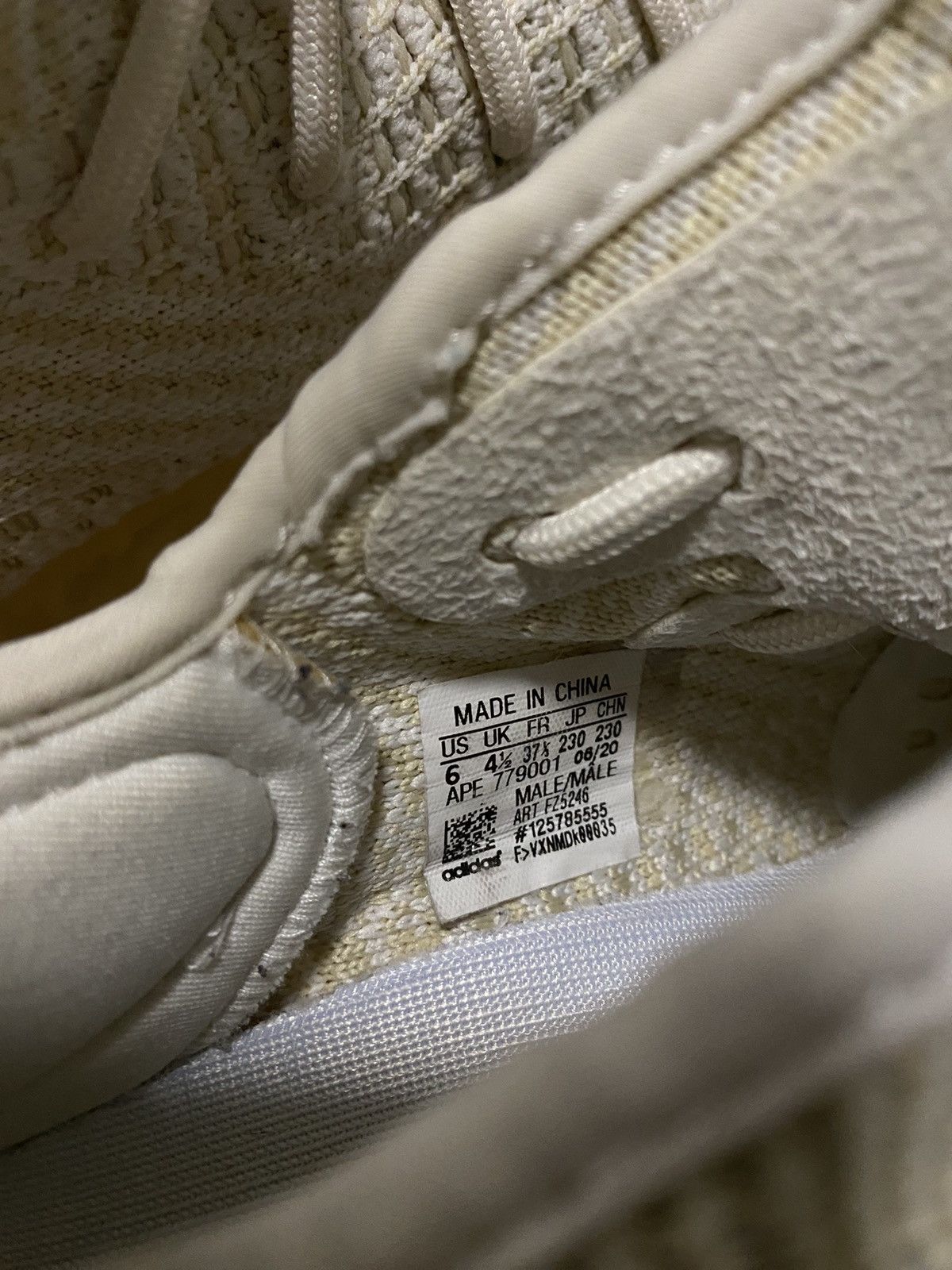 Adidas × Kanye West Adidas Yeezy Boost 350 V2 Natural Reflective White Y2K Boost Size US 6 / EU 39 - 11 Thumbnail