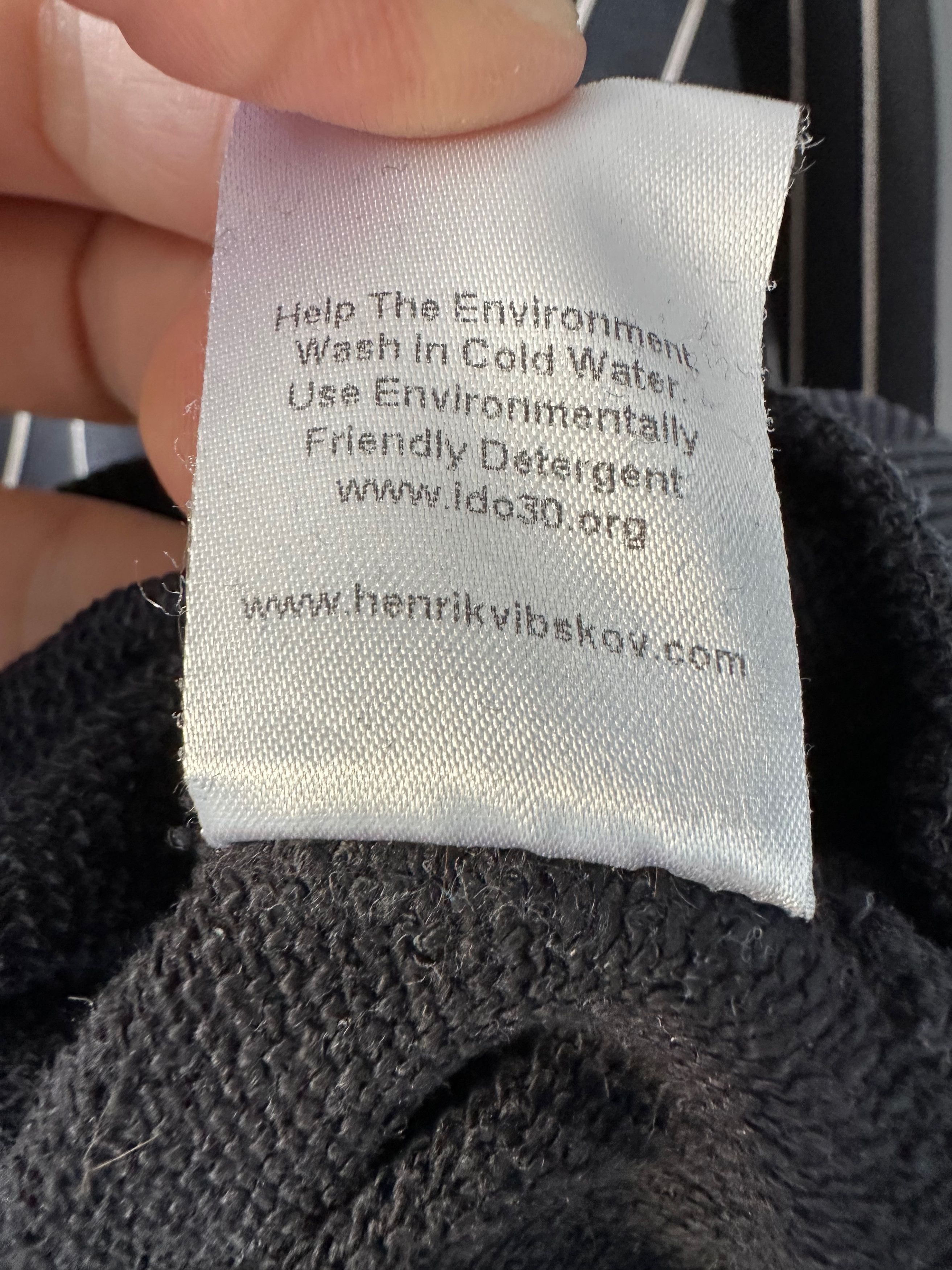 Henrik Vibskov Henrik Vibskov Crew Neck Sweatshirt Black Cotton Size US S / EU 44-46 / 1 - 9 Thumbnail