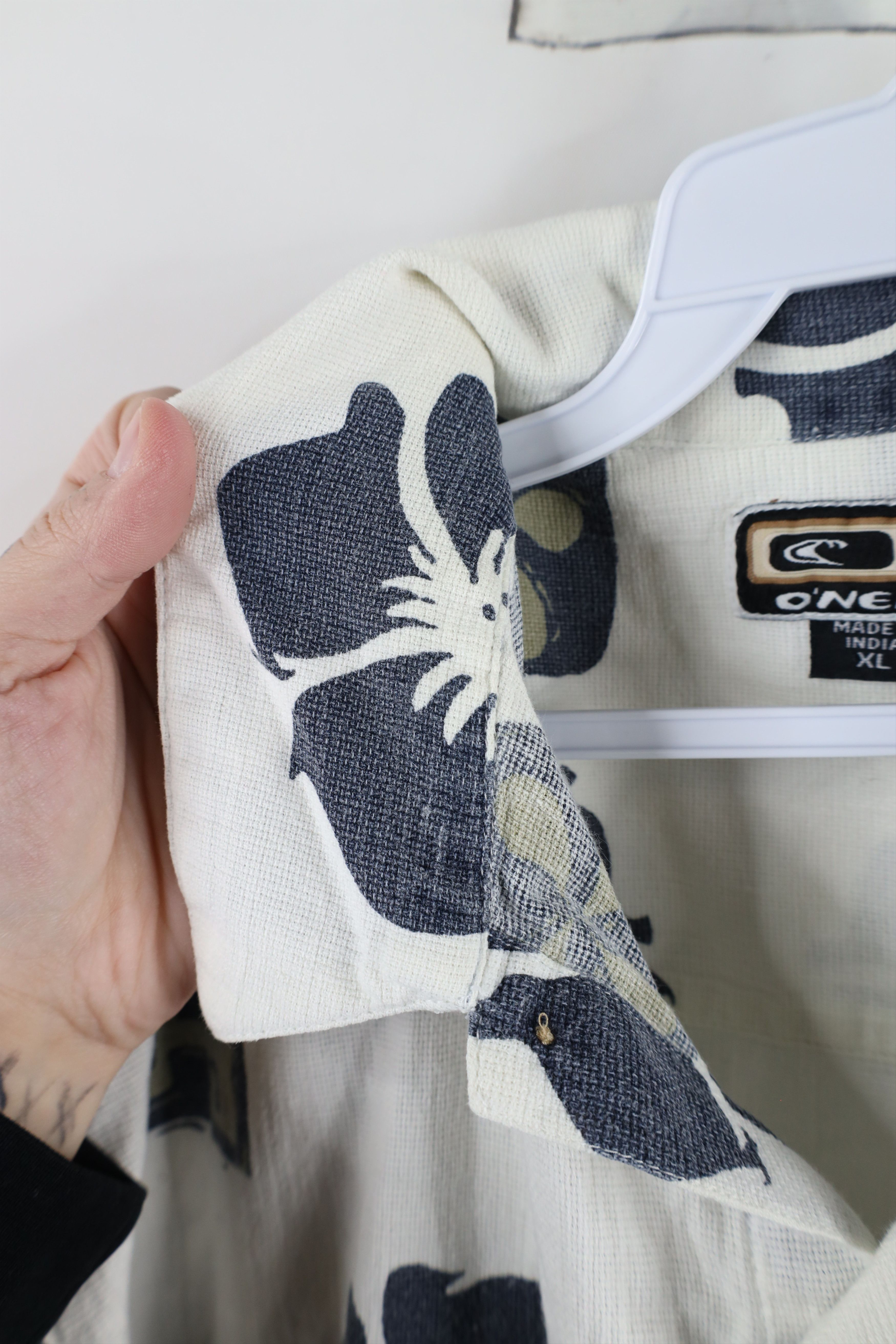 O'Neill × Vintage Vintage 90s O'Neill Surfing Abstract Hawaiian Button Shirt Size US XL / EU 56 / 4 - 9 Thumbnail