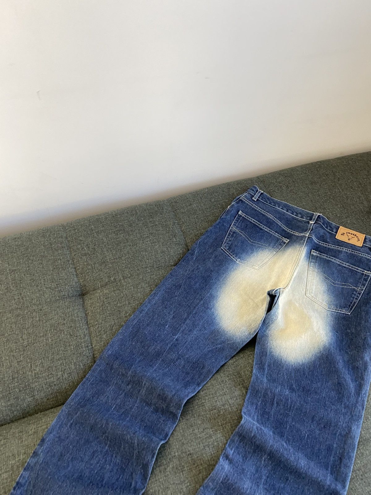 If Six Was Nine Vintage Hysteric Glamour Style Vintage Flared Jeans Washed Size US 34 / EU 50 - 6 Thumbnail
