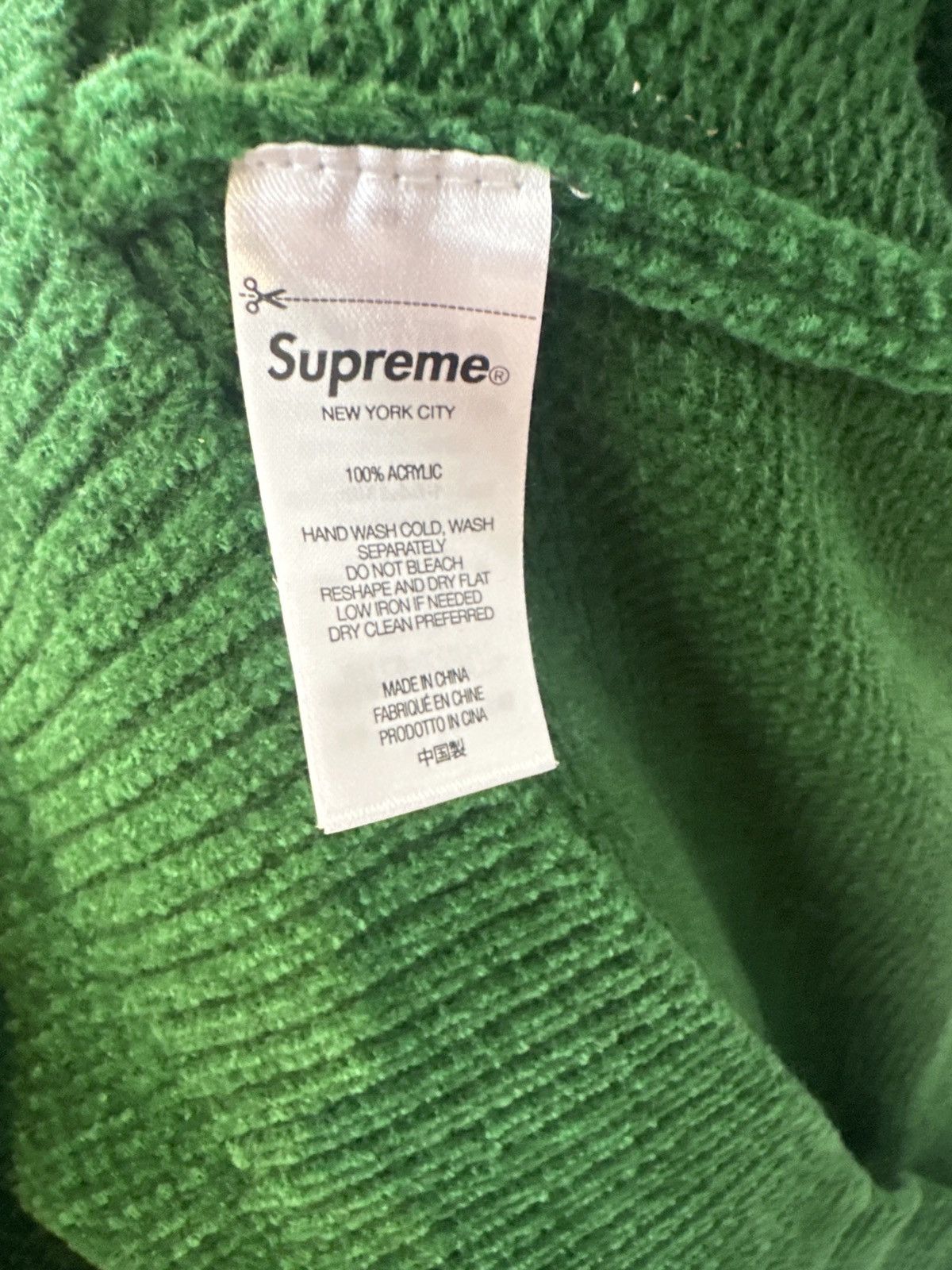 Supreme Supreme Stripe Chenille Sweater size XL Size US XL / EU 56 / 4 - 6 Thumbnail