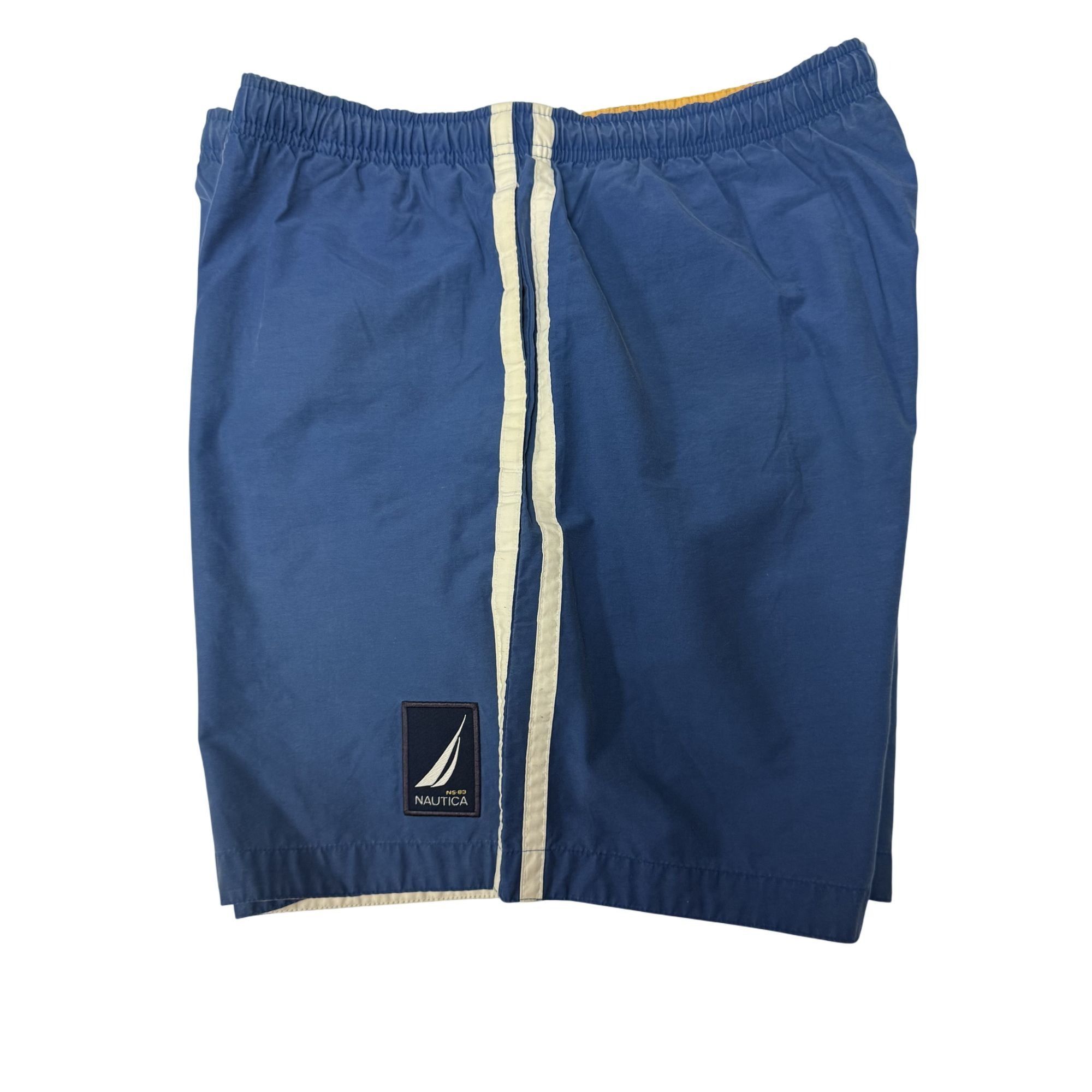 Nautica Vtg Nautica Swim Trunks LOGO Surfer Beach Surfer Boardshorts Size US 36 / EU 52 - 1 Thumbnail
