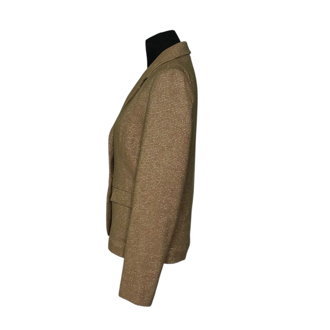 Old Navy Old Navy shimmery gold long sleeves blazer size Small Size S / US 4 / IT 40 - 6 Thumbnail