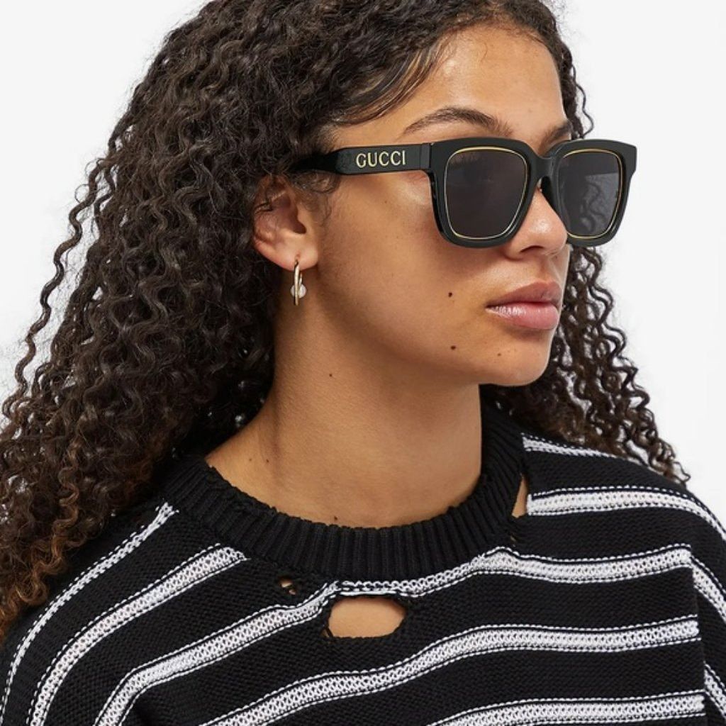 Gucci NEW Gucci Sunglasses GG1136SA 001 BlackGrey Unisex Authentic Size ONE SIZE - 2 Thumbnail