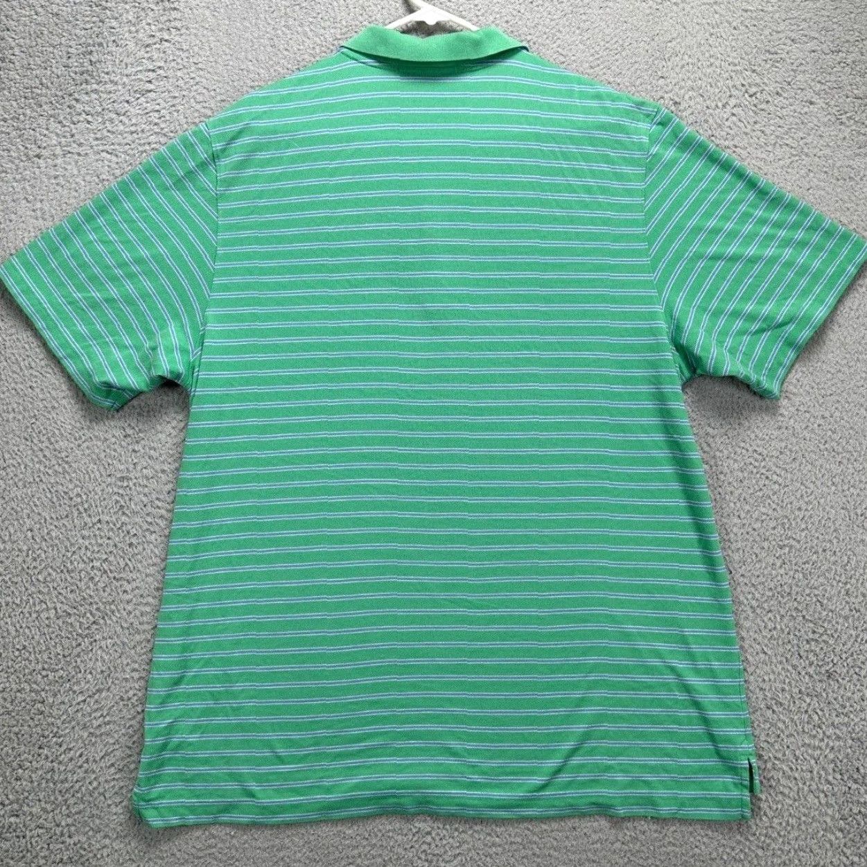 Vineyard Vines Vineyard Vines Shirt Mens XL Green Striped Mercerized Cotton Polo Rugby Size US XL / EU 56 / 4 - 2 Thumbnail