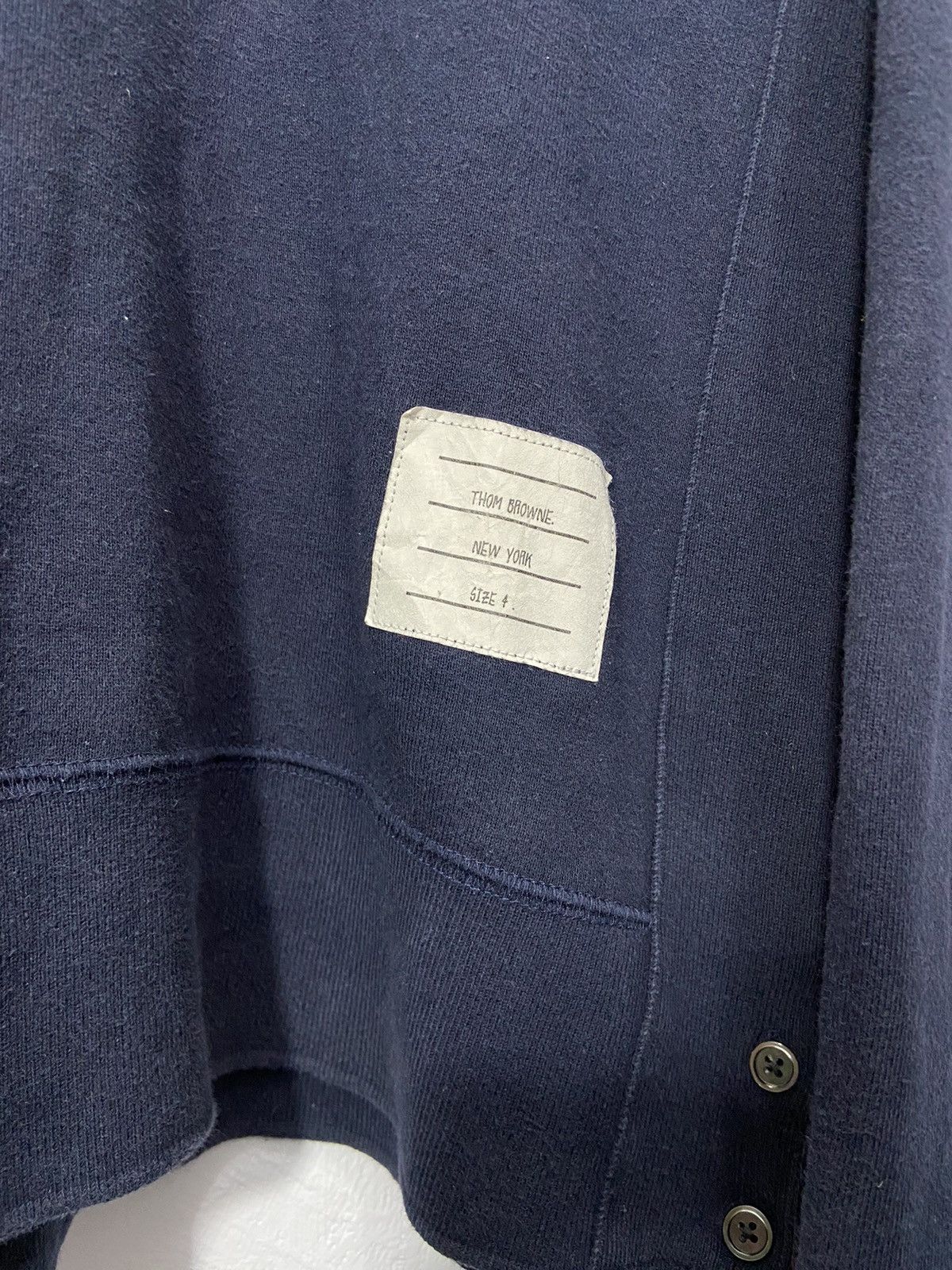 Thom Browne Thom Browne - 4 Bar Loopback Sweatshirt Size US L / EU 52-54 / 3 - 5 Thumbnail