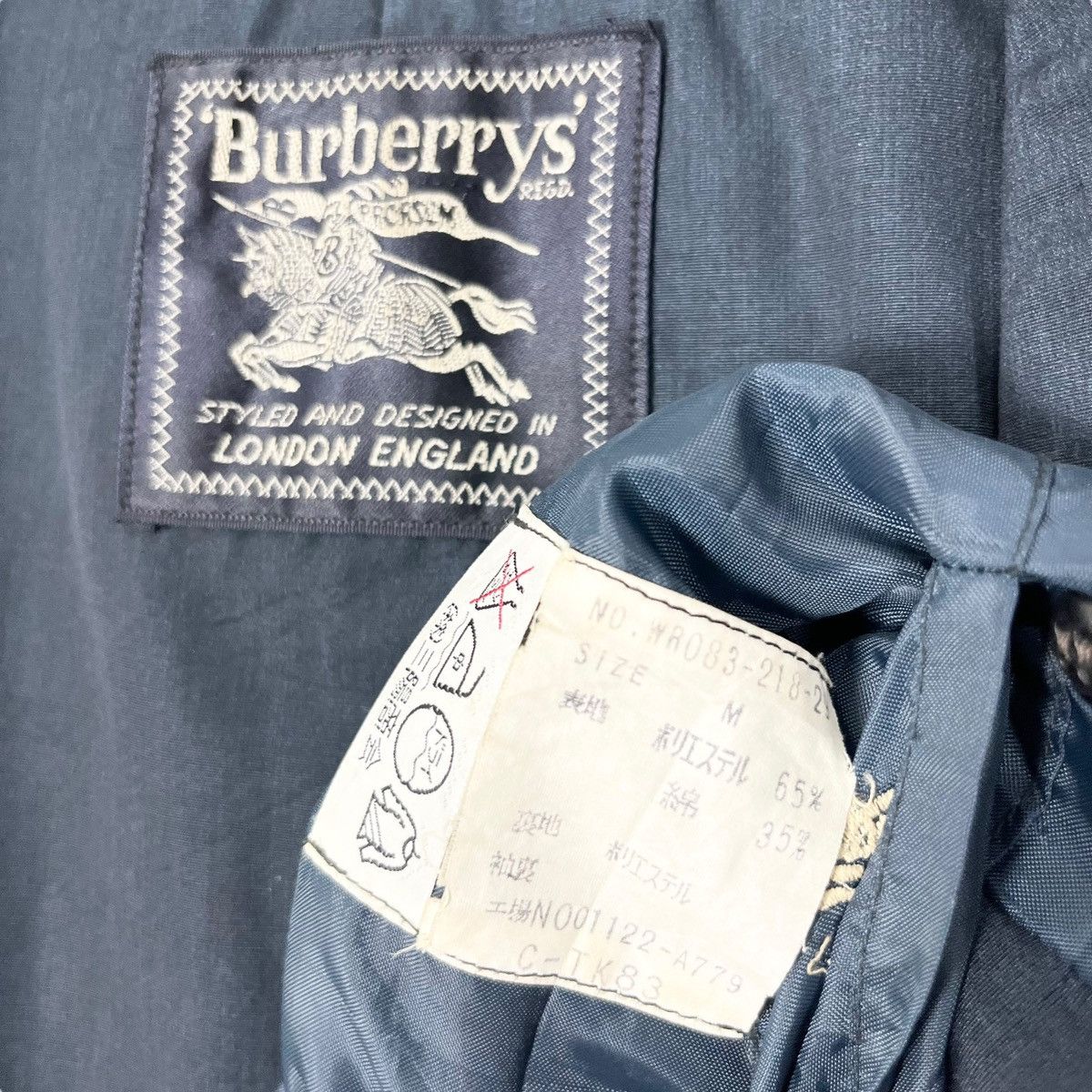 Burberry × Burberry Prorsum × Vintage Vintage 90’s Burberrys Nylon Trench Coat Size US M / EU 48-50 / 2 - 14 Thumbnail