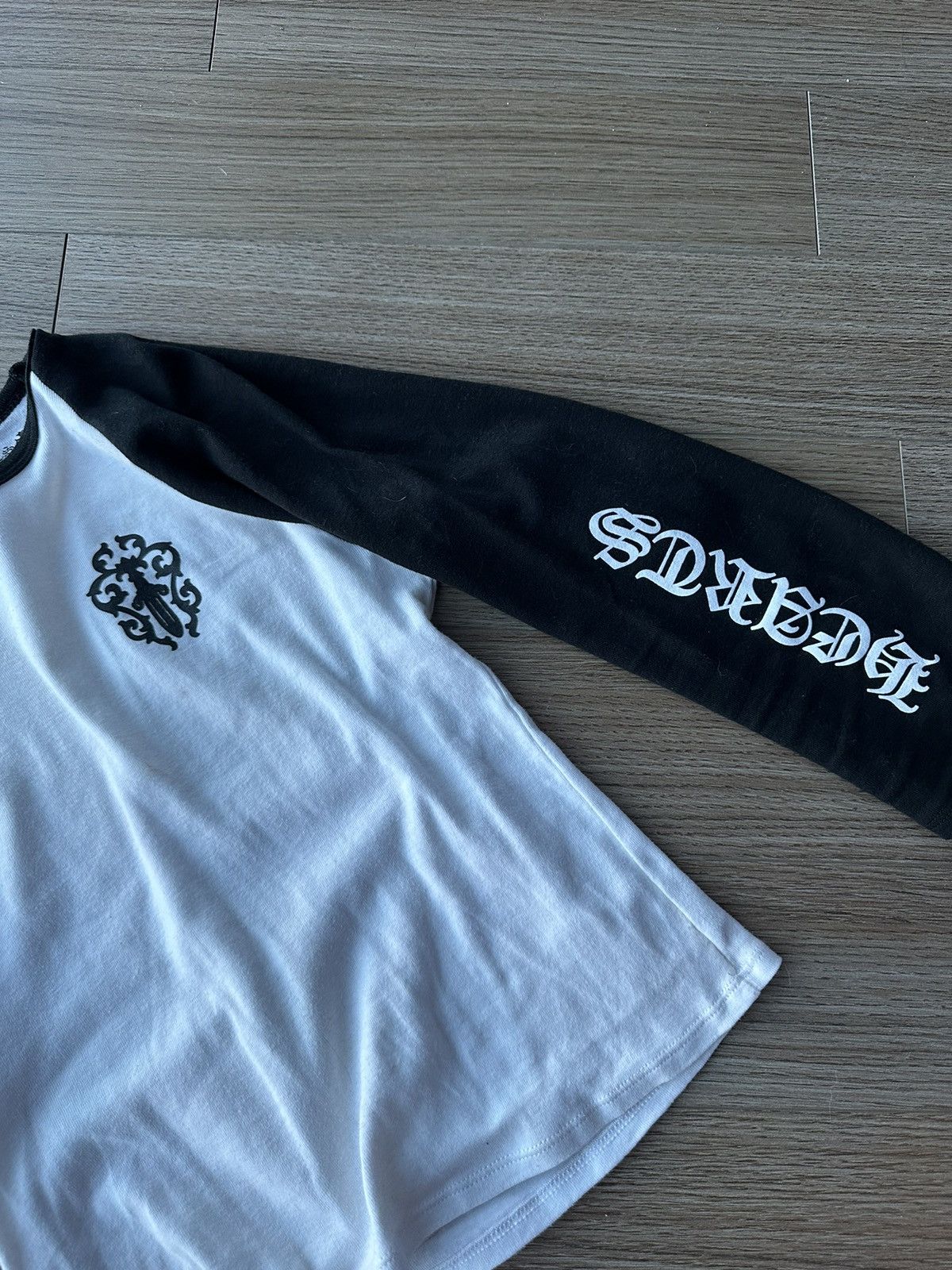 Chrome Hearts Chrome Hearts Womens Black White Dagger Long Sleeve Size L / US 10 / IT 46 - 2 Thumbnail