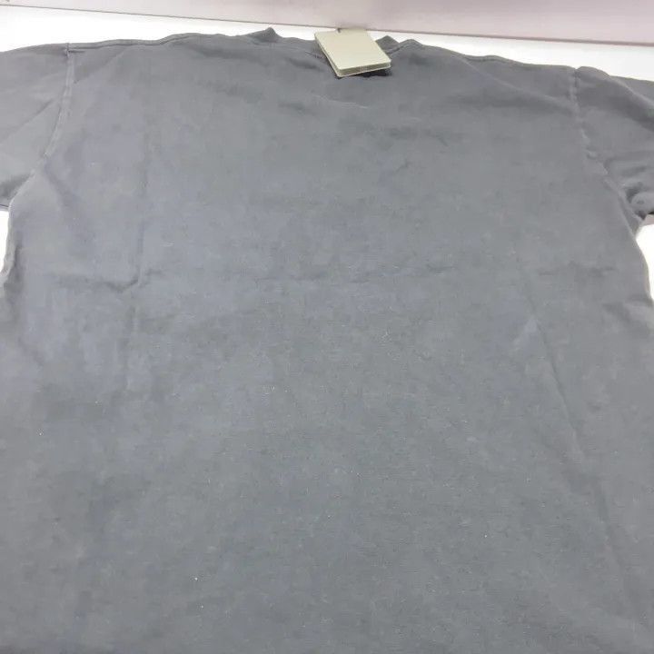 Balenciaga Balenciaga Embroidered Logo Black T-Shirt 0079-2507 Size S / US 4 / IT 40 - 7 Thumbnail