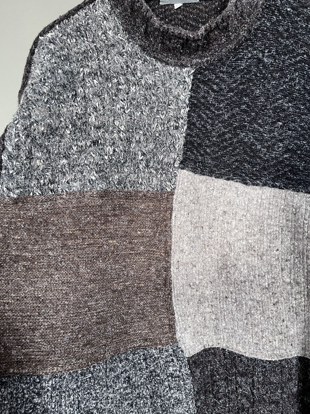 Bally Bally Patchwork Wool Chunky Hobo Sweater Size US L / EU 52-54 / 3 - 7 Thumbnail