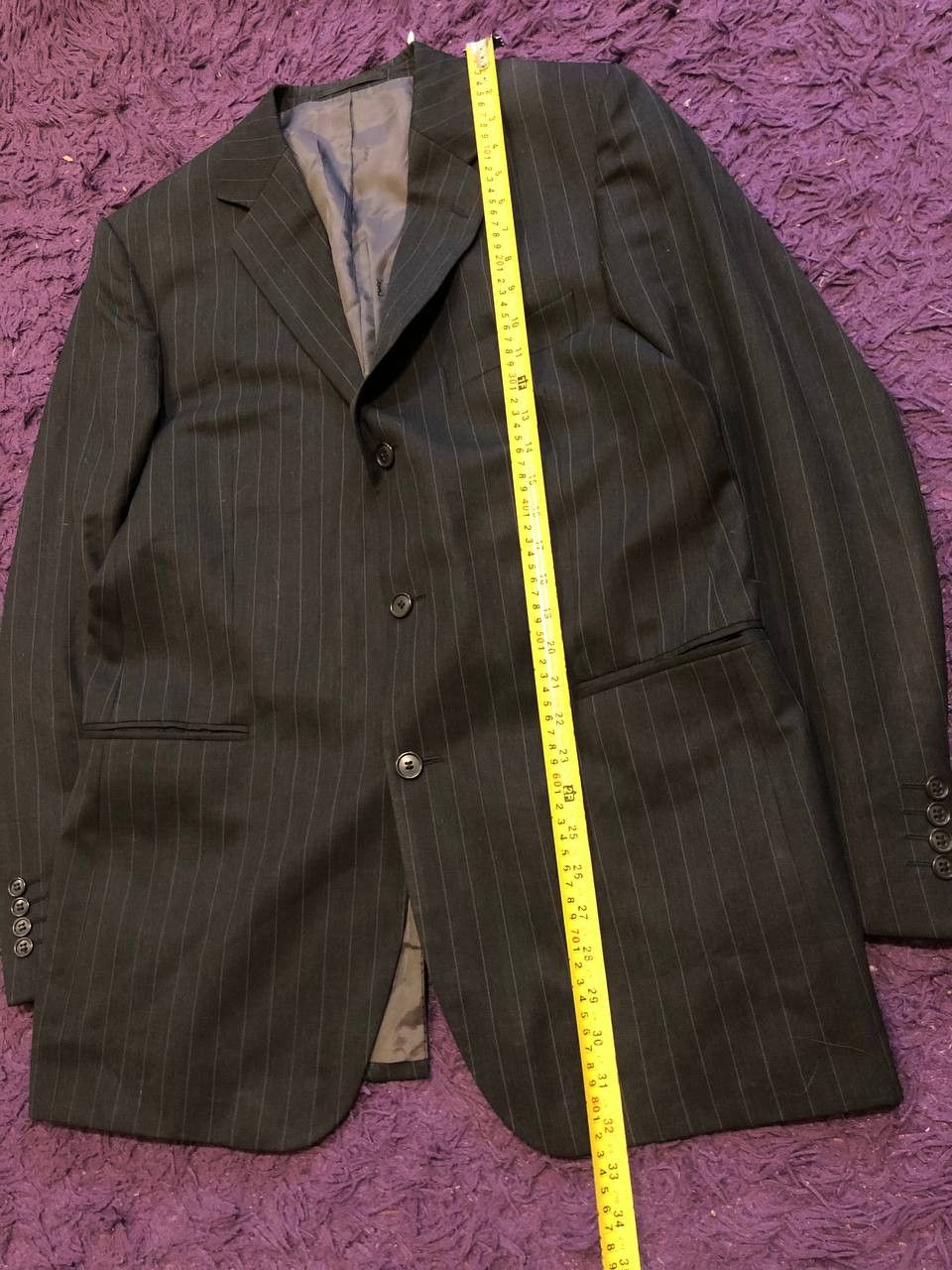 Yves Saint Laurent Vintage Y2K Yves Saint Laurent luxury striped Size 50R - 6 Thumbnail