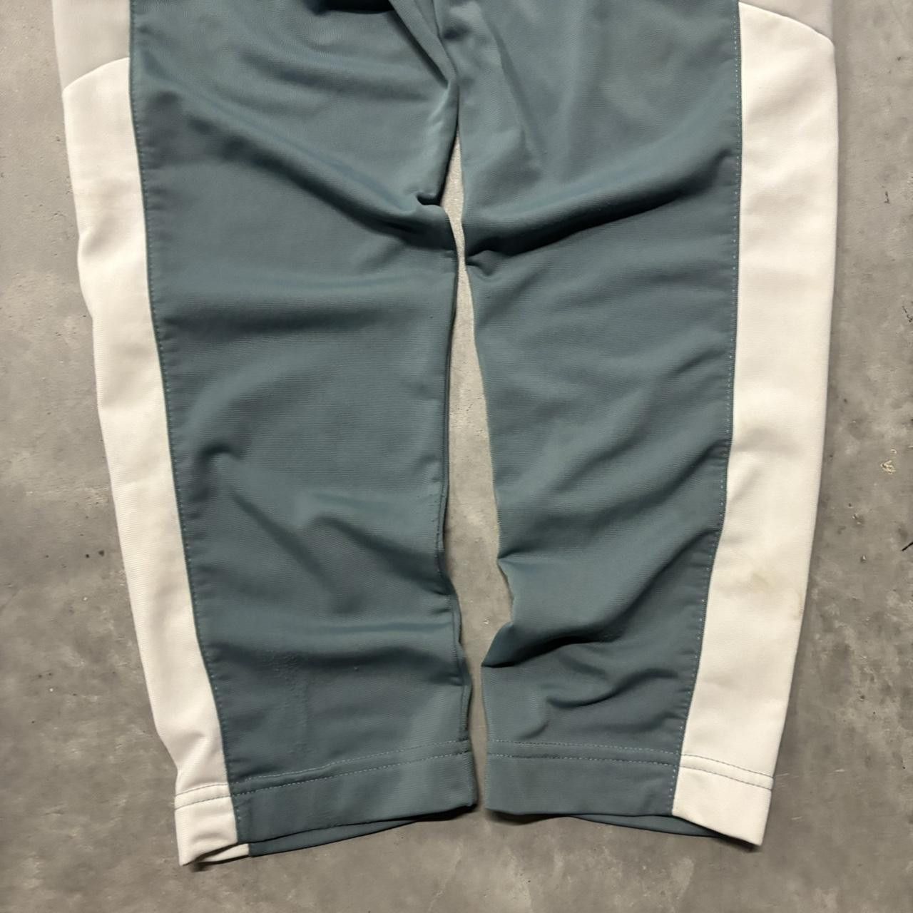 Nike × Vintage Crazy Vintage Y2K/2000s Blue White Nike Track Pants! Size US 30 / EU 46 - 5 Thumbnail