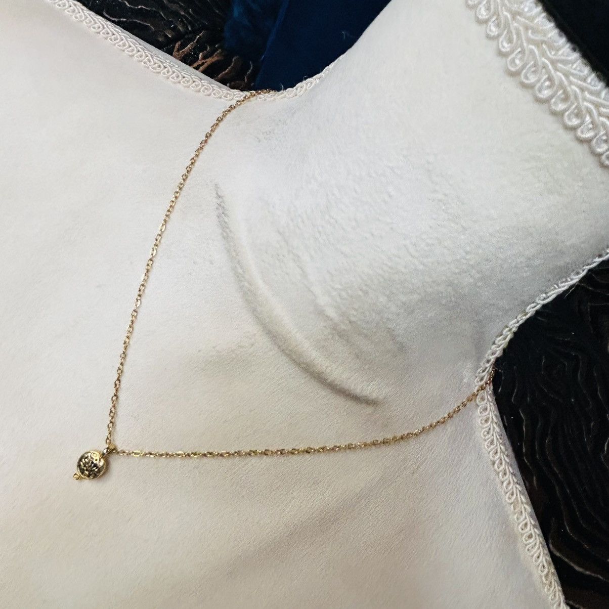 Handmade Handcrafted dual sided “LOVE” gold pendant on chain necklace Size ONE SIZE - 3 Thumbnail