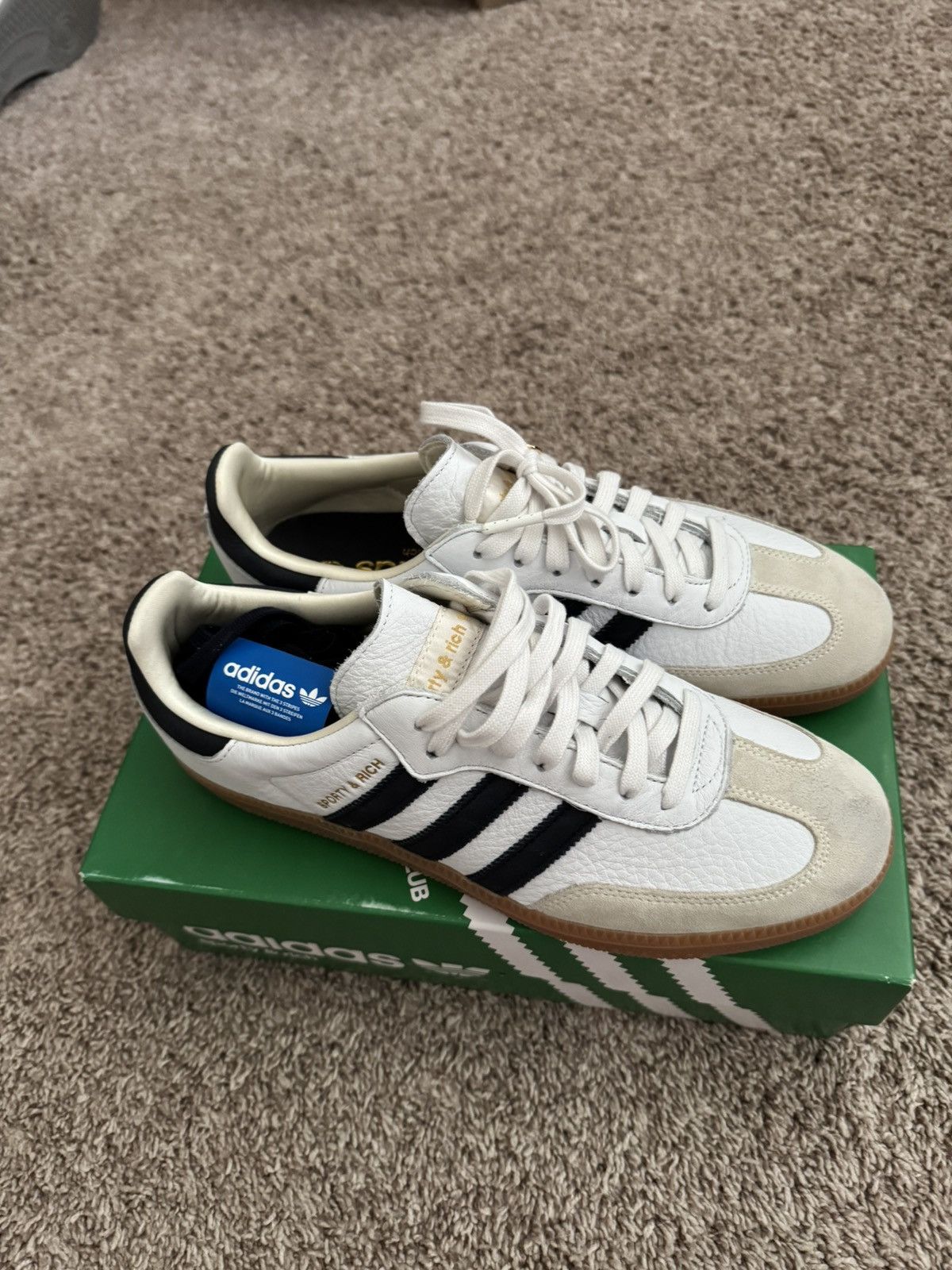 Adidas × Sporty & Rich Sporty & Rich x Samba OG ‘White Legend Ink’ (2023) Size US 9 / EU 42 - 7 Thumbnail