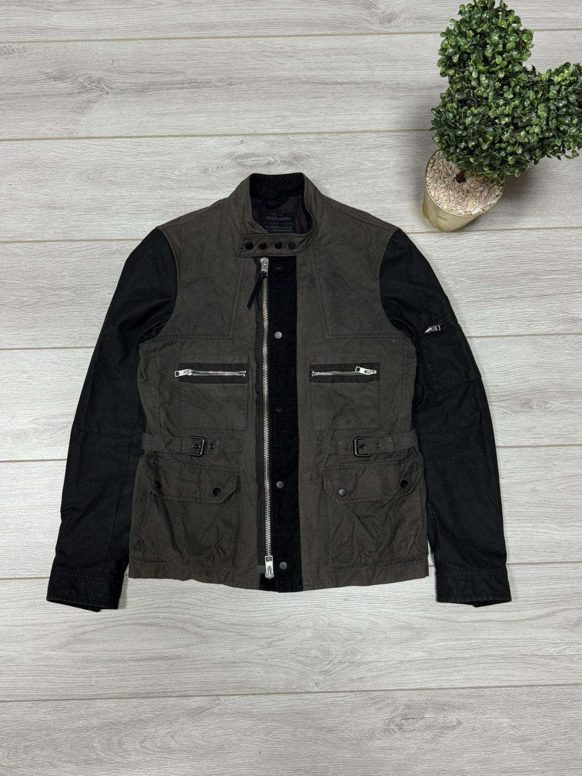 Allsaints Allsaints vintage waxed jacket zip wax hakkoda multipicket Size US S / EU 44-46 / 1 - 1 Thumbnail