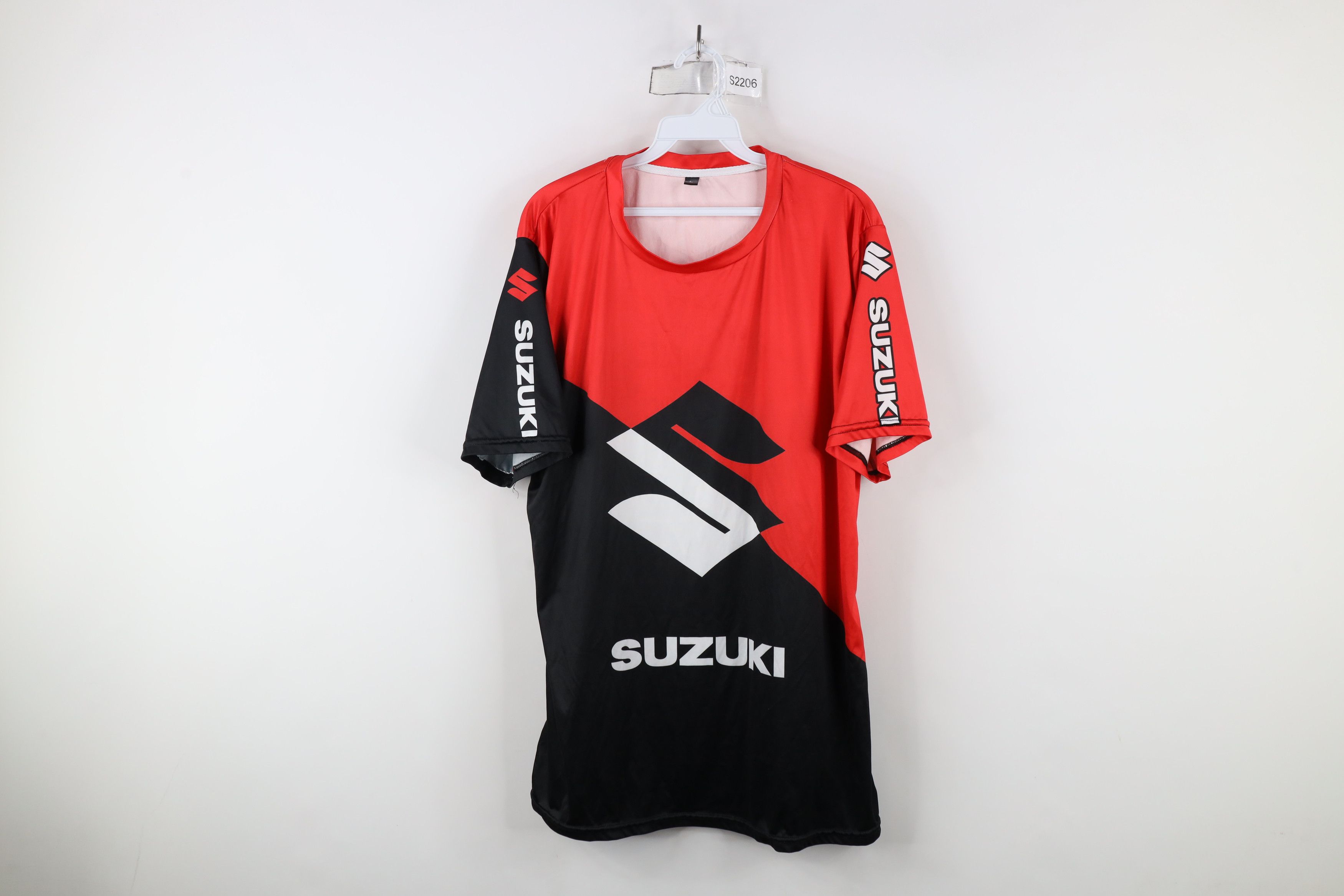 Vintage Vintage Suzuki Racing Spell All Over Print Jersey T-Shirt Size US L / EU 52-54 / 3 - 1 Thumbnail