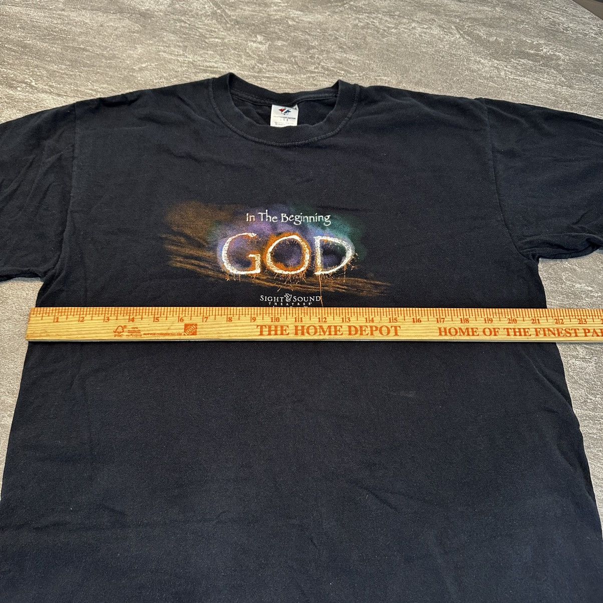 Jerzees × Vintage Vintage 2000s Sight And Sound Theaters Beginning God Shirt Size US L / EU 52-54 / 3 - 5 Thumbnail