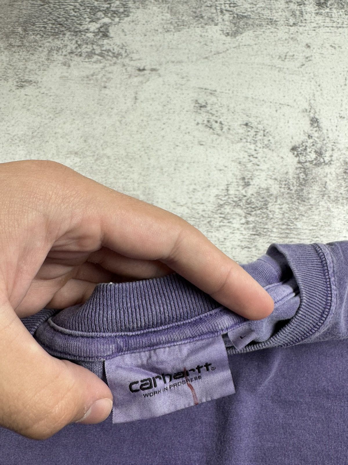 Carhartt Carhartt Nelson Men’s Large Rap Purple Washed Longsleeve Sweatshirt T Shirt Tee Size US L / EU 52-54 / 3 - 8 Thumbnail