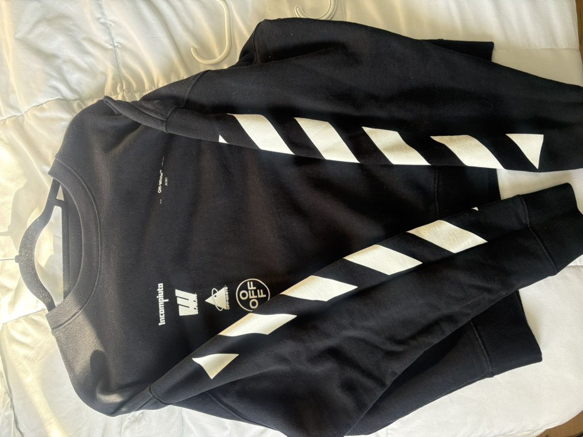 Off-White Offwhite Longsleeve Tee “ Incompiuto “ Size US L / EU 52-54 / 3 - 1 Thumbnail