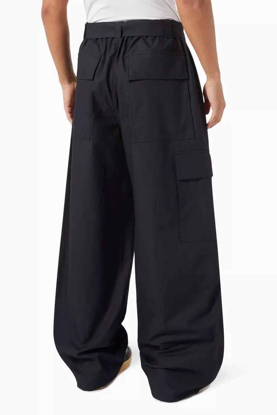 Jil Sander o1w1db10825 Belt Trousers in Navy Size US 30 / EU 46 - 3 Thumbnail