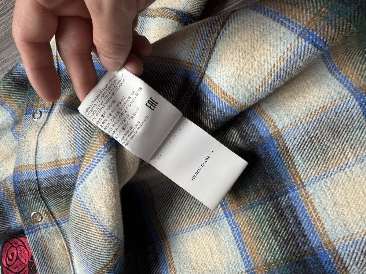 Golden Goose Golden Goose Alison Plaid-Pattern Checkered Button-up Shirt Size S / US 4 / IT 40 - 6 Thumbnail