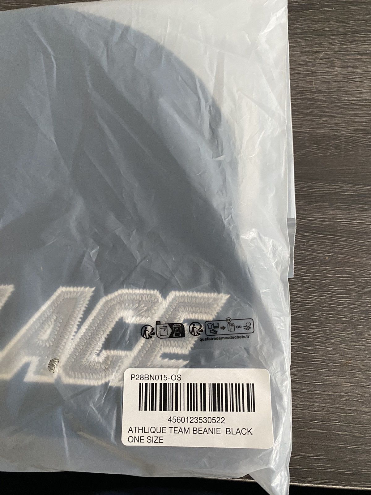 Palace × Supreme Palace Athlique Team Beanie Black Spring Collection Size ONE SIZE - 11 Thumbnail