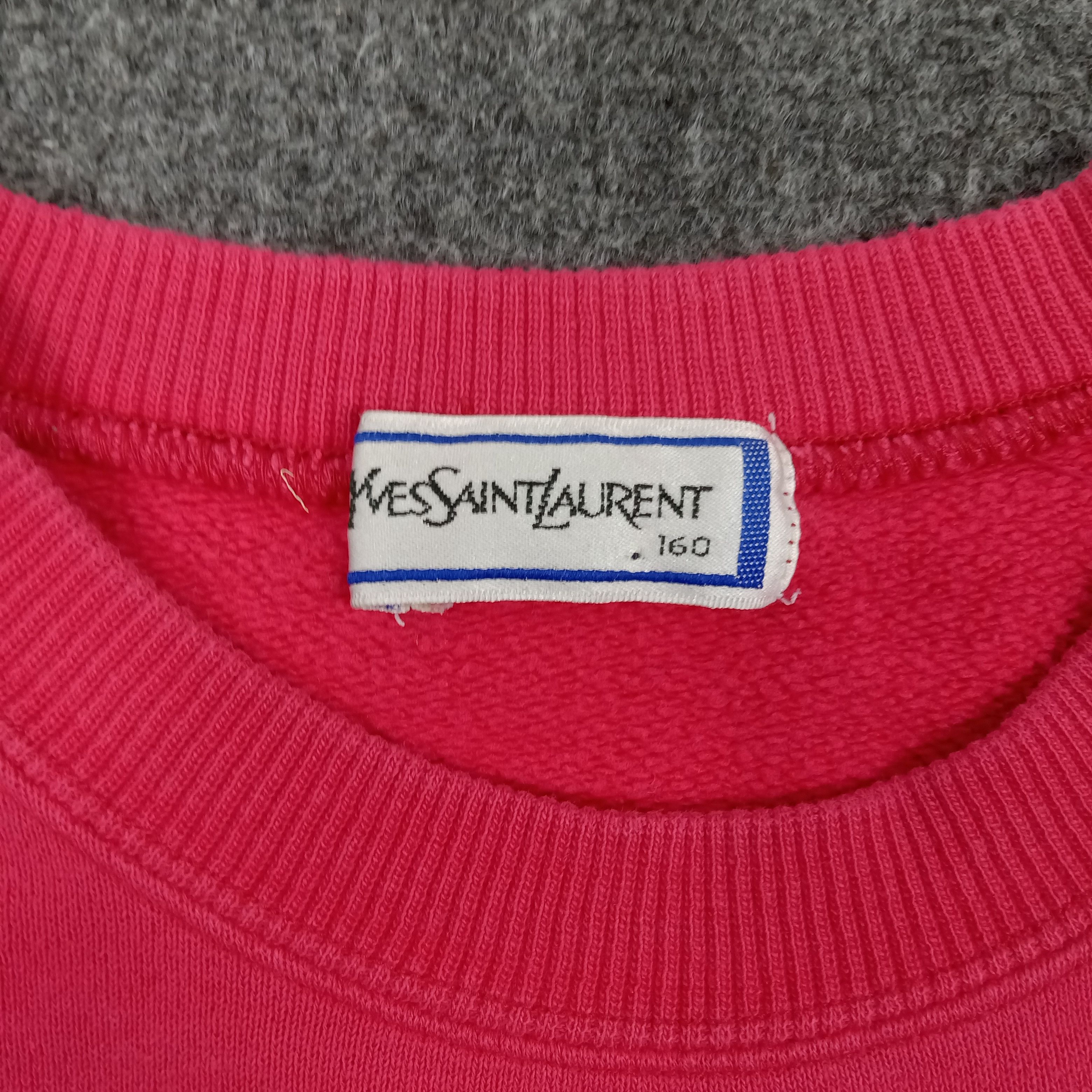 Vintage × Yves Saint Laurent Yves Saint Lauren Italian Brand Sweatshirt Size US L / EU 52-54 / 3 - 3 Thumbnail