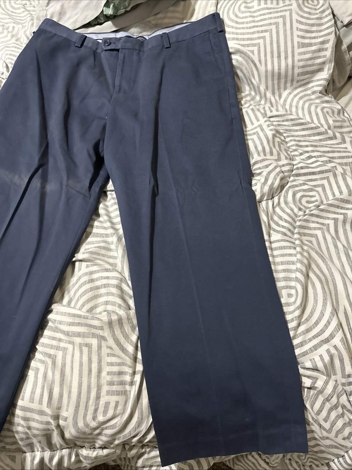 Kirkland Signature Kirkland Signature Dress Pants Navy Blue 40X29 Size US 40 / EU 56 - 2 Thumbnail